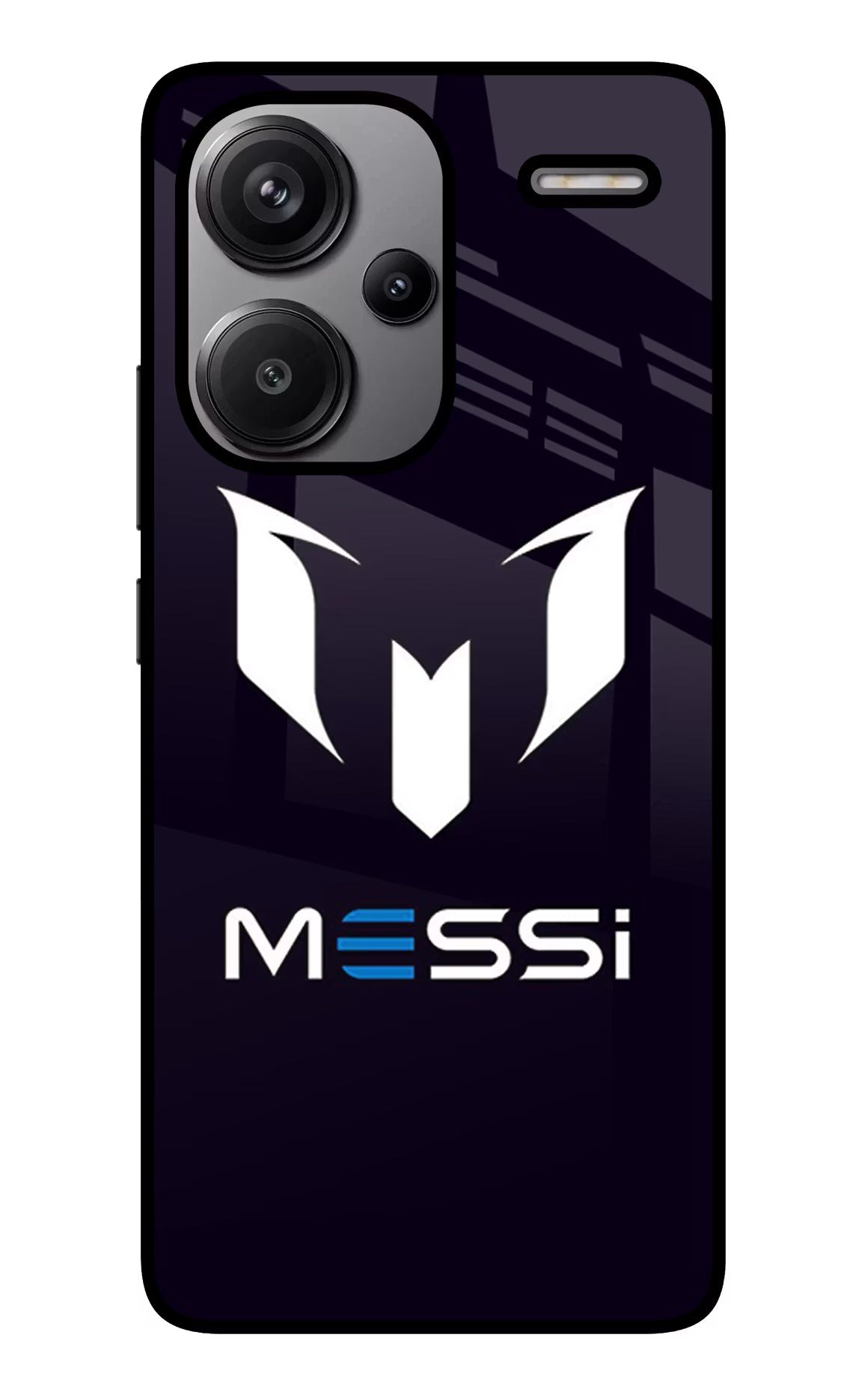 Messi Logo Redmi Note 13 Pro+ 5G Glass Case - Messi Logo Redmi Note 13 Pro+ 5G Glass Case Messi Logo Redmi Note 13 Pro+ 5G Glass Case