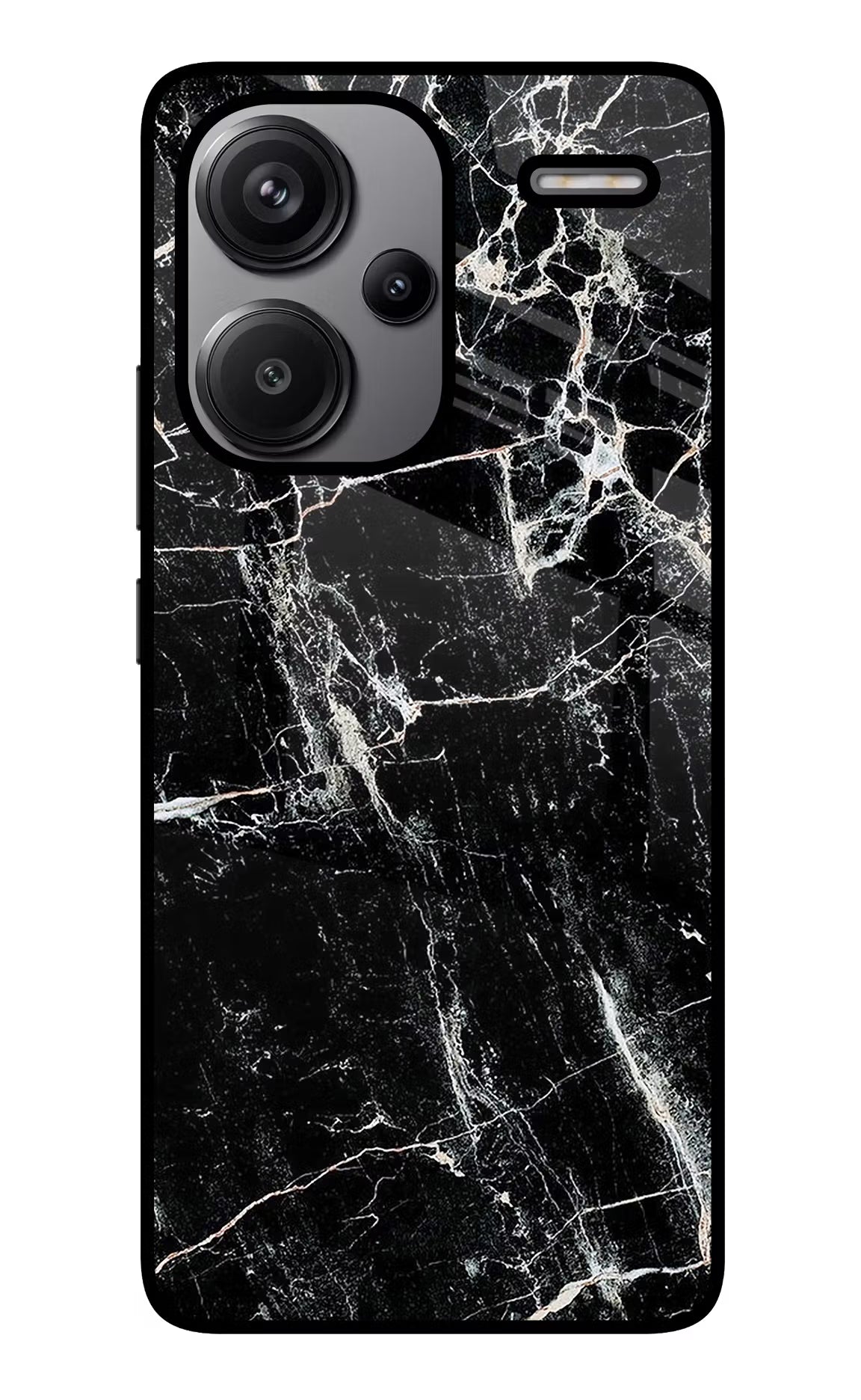Black Marble Texture Redmi Note 13 Pro+ 5G Glass Case - Black Marble Texture Redmi Note 13 Pro+ 5G Glass Case Black Marble Texture Redmi Note 13 Pro+ 5G Glass Case