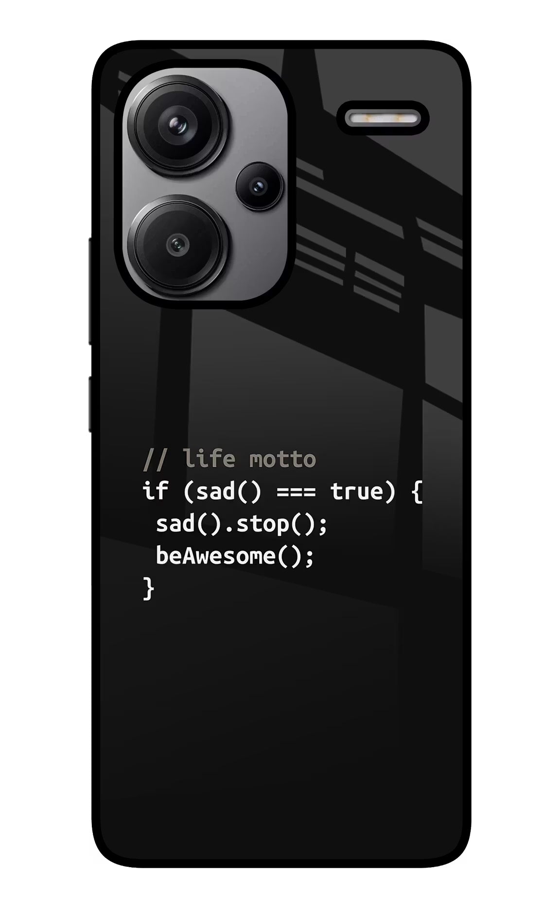 Life Motto Code Redmi Note 13 Pro+ 5G Glass Case - Life Motto Code Redmi Note 13 Pro+ 5G Glass Case Life Motto Code Redmi Note 13 Pro+ 5G Glass Case