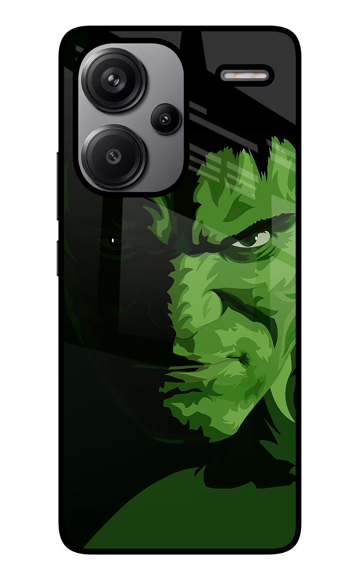 HULK Redmi Note 13 Pro+ 5G Glass Case - HULK Redmi Note 13 Pro+ 5G Glass Case HULK Redmi Note 13 Pro+ 5G Glass Case