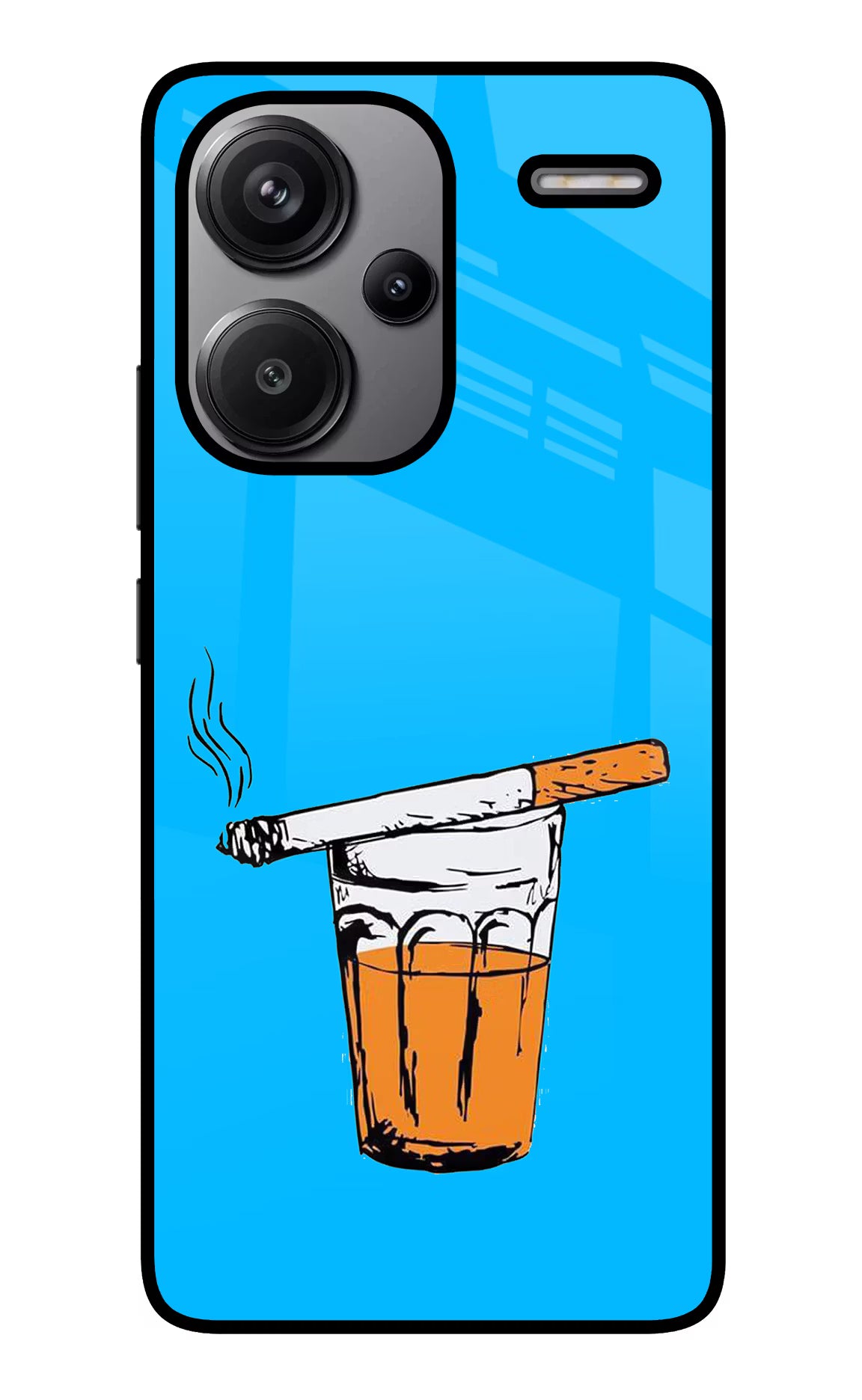 Chai Sutta Redmi Note 13 Pro+ 5G Glass Case - Chai Sutta Redmi Note 13 Pro+ 5G Glass Case Chai Sutta Redmi Note 13 Pro+ 5G Glass Case