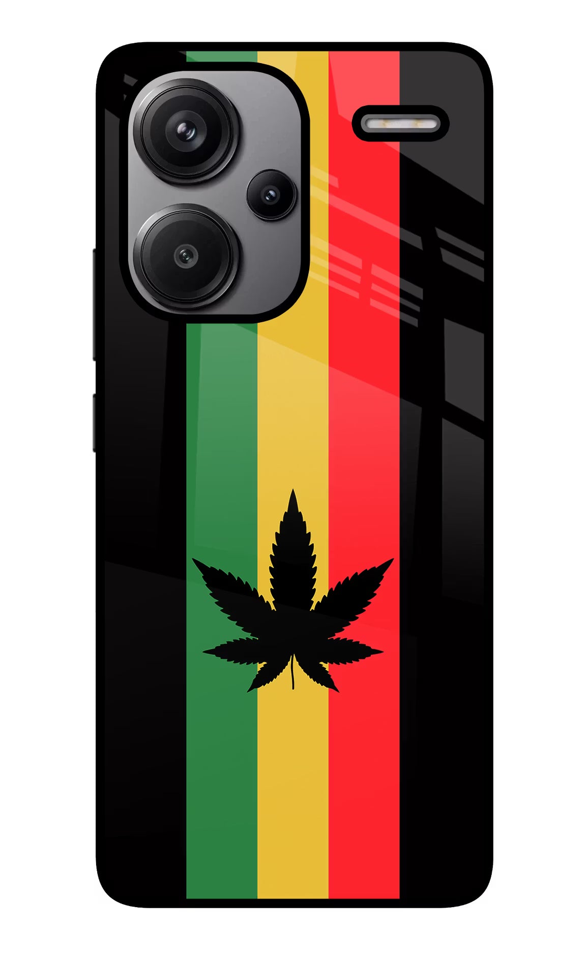 Weed Flag Redmi Note 13 Pro+ 5G Glass Case - Weed Flag Redmi Note 13 Pro+ 5G Glass Case Weed Flag Redmi Note 13 Pro+ 5G Glass Case