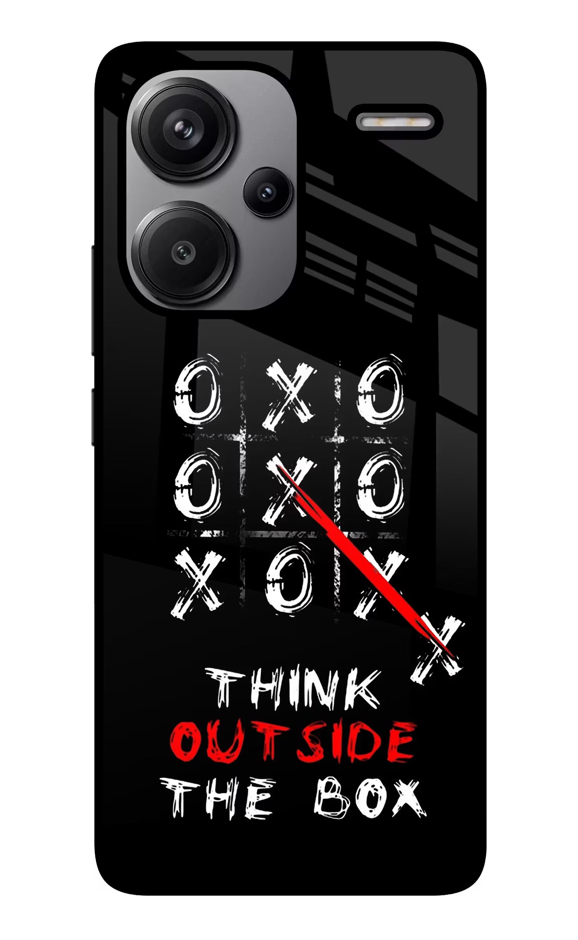 Think out of the BOX Redmi Note 13 Pro+ 5G Glass Case - Think out of the BOX Redmi Note 13 Pro+ 5G Glass Case Think out of the BOX Redmi Note 13 Pro+ 5G Glass Case