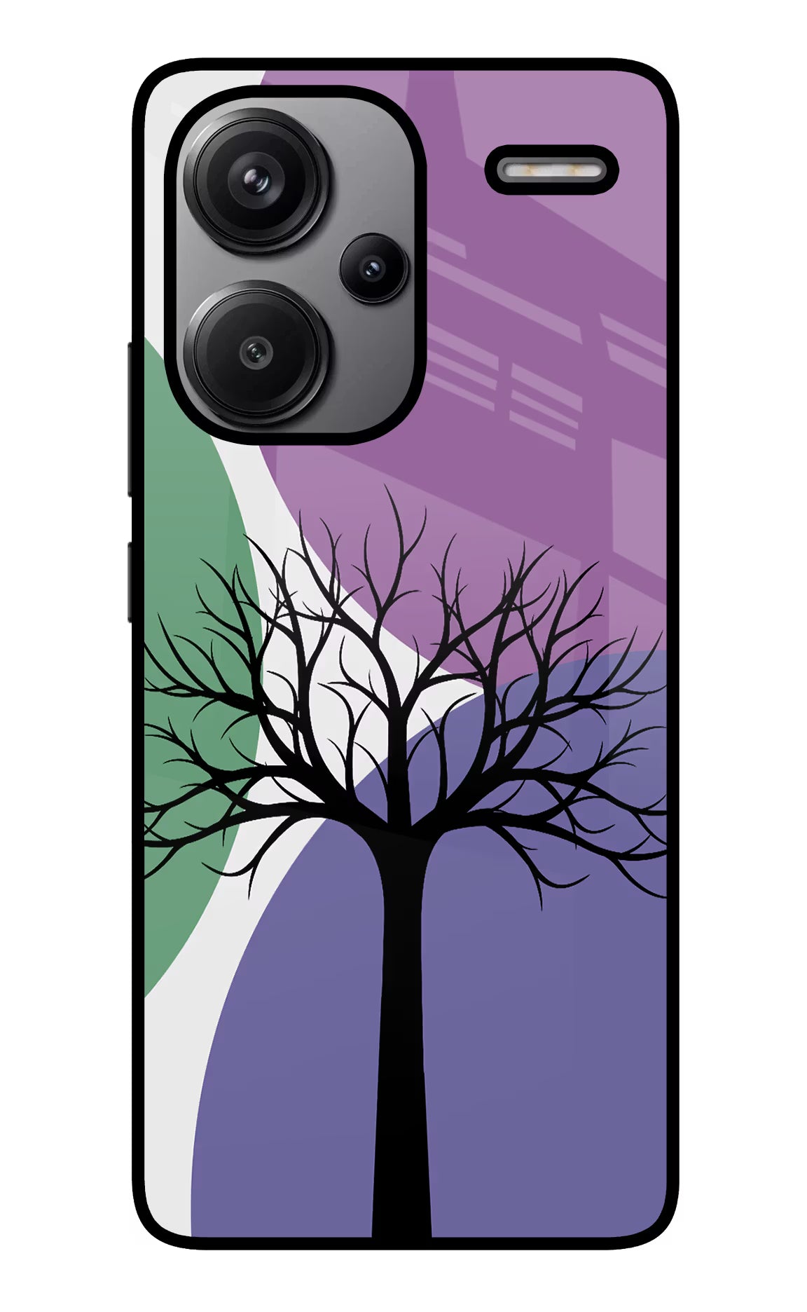 Tree Art Redmi Note 13 Pro+ 5G Glass Case - Tree Art Redmi Note 13 Pro+ 5G Glass Case Tree Art Redmi Note 13 Pro+ 5G Glass Case