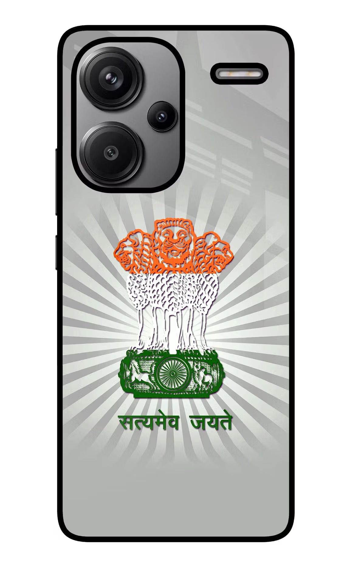 Satyamev Jayate Art Redmi Note 13 Pro+ 5G Glass Case - Satyamev Jayate Art Redmi Note 13 Pro+ 5G Glass Case Satyamev Jayate Art Redmi Note 13 Pro+ 5G Glass Case