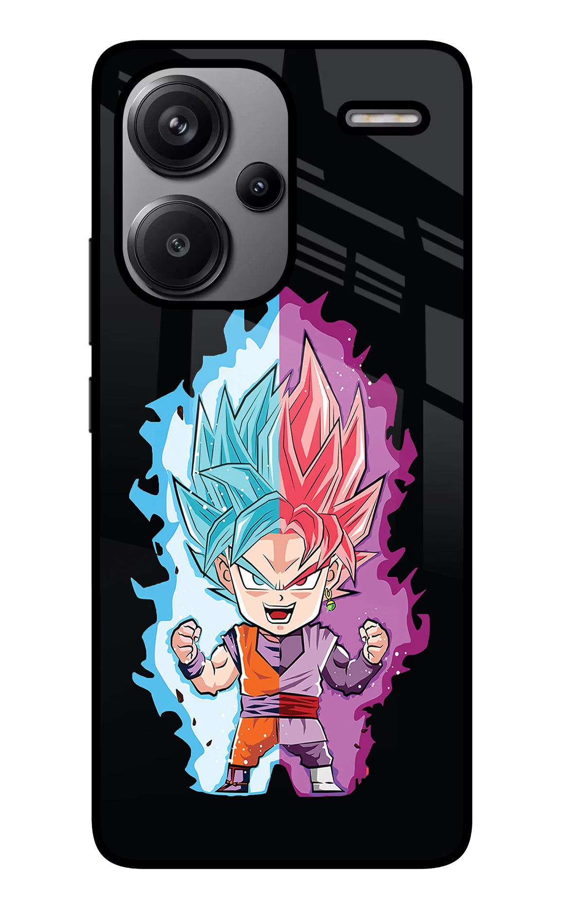 Chota Goku Redmi Note 13 Pro+ 5G Glass Case - Chota Goku Redmi Note 13 Pro+ 5G Glass Case Chota Goku Redmi Note 13 Pro+ 5G Glass Case