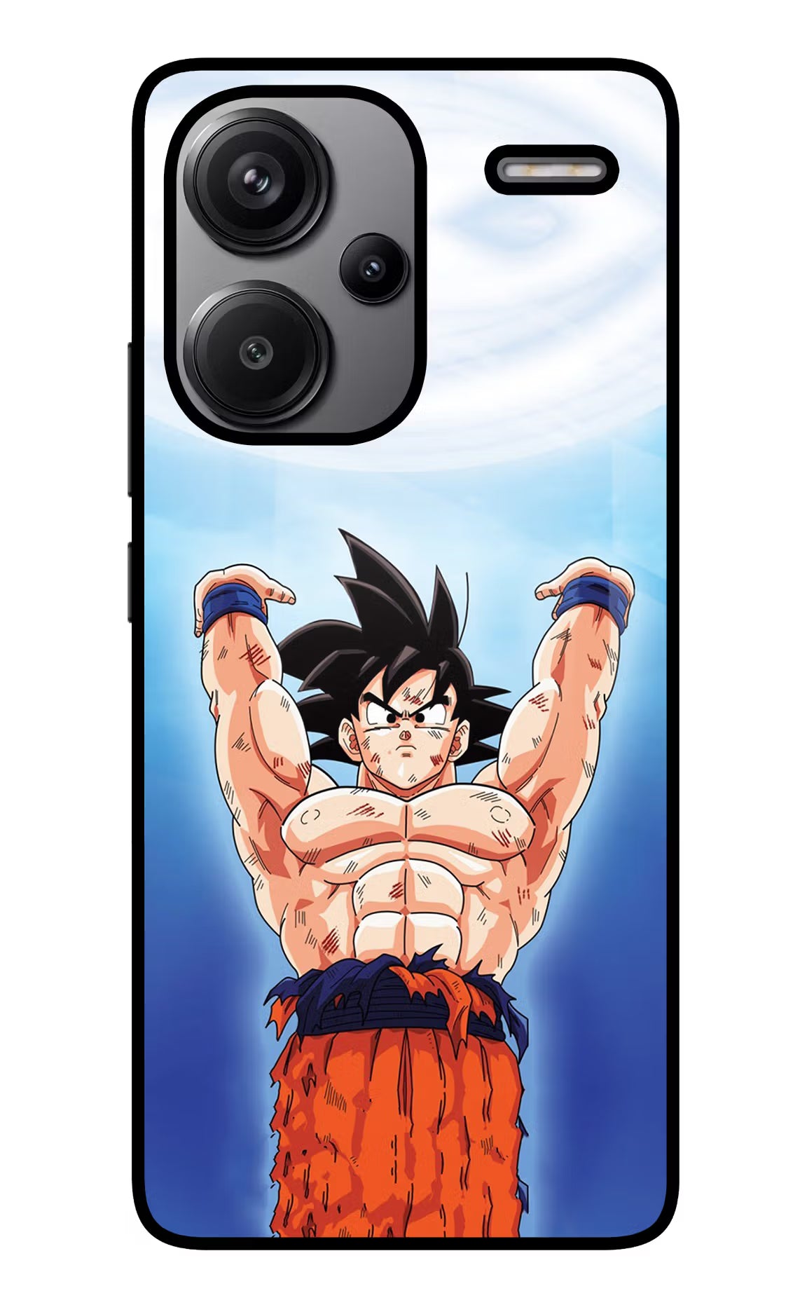 Goku Power Redmi Note 13 Pro+ 5G Glass Case - Goku Power Redmi Note 13 Pro+ 5G Glass Case Goku Power Redmi Note 13 Pro+ 5G Glass Case