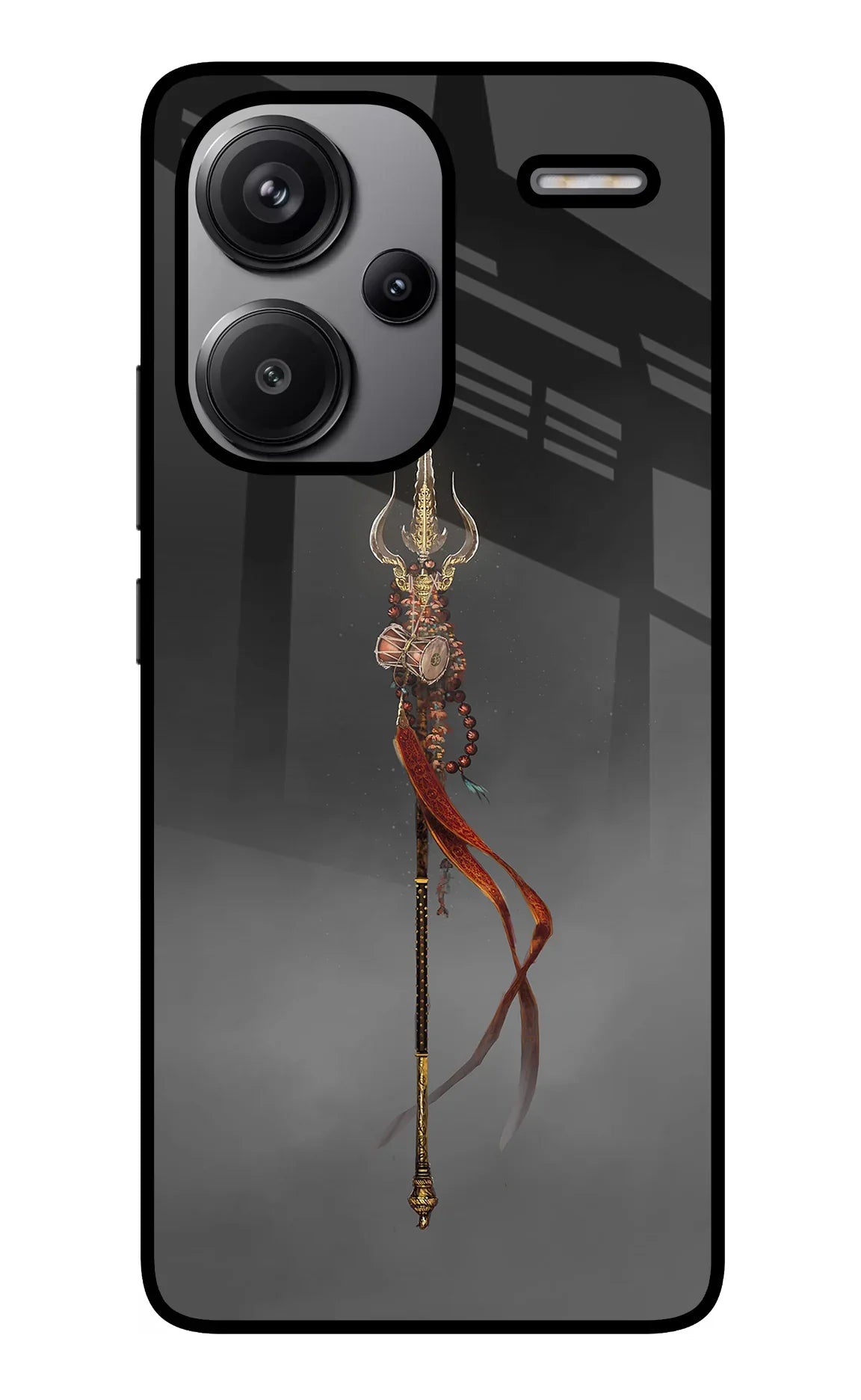 Shiv Trishul Redmi Note 13 Pro+ 5G Glass Case - Shiv Trishul Redmi Note 13 Pro+ 5G Glass Case Shiv Trishul Redmi Note 13 Pro+ 5G Glass Case