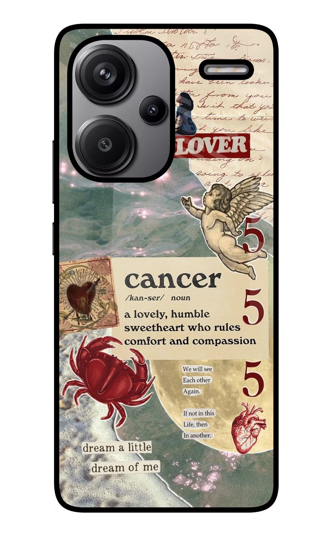 Cancer Zodiac Redmi Note 13 Pro+ 5G Glass Case - Cancer Zodiac Redmi Note 13 Pro+ 5G Glass Case Cancer Zodiac Redmi Note 13 Pro+ 5G Glass Case