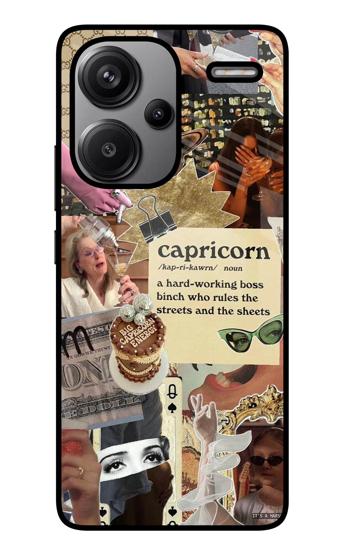 Capricorn Zodiac Redmi Note 13 Pro+ 5G Glass Case - Capricorn Zodiac Redmi Note 13 Pro+ 5G Glass Case Capricorn Zodiac Redmi Note 13 Pro+ 5G Glass Case