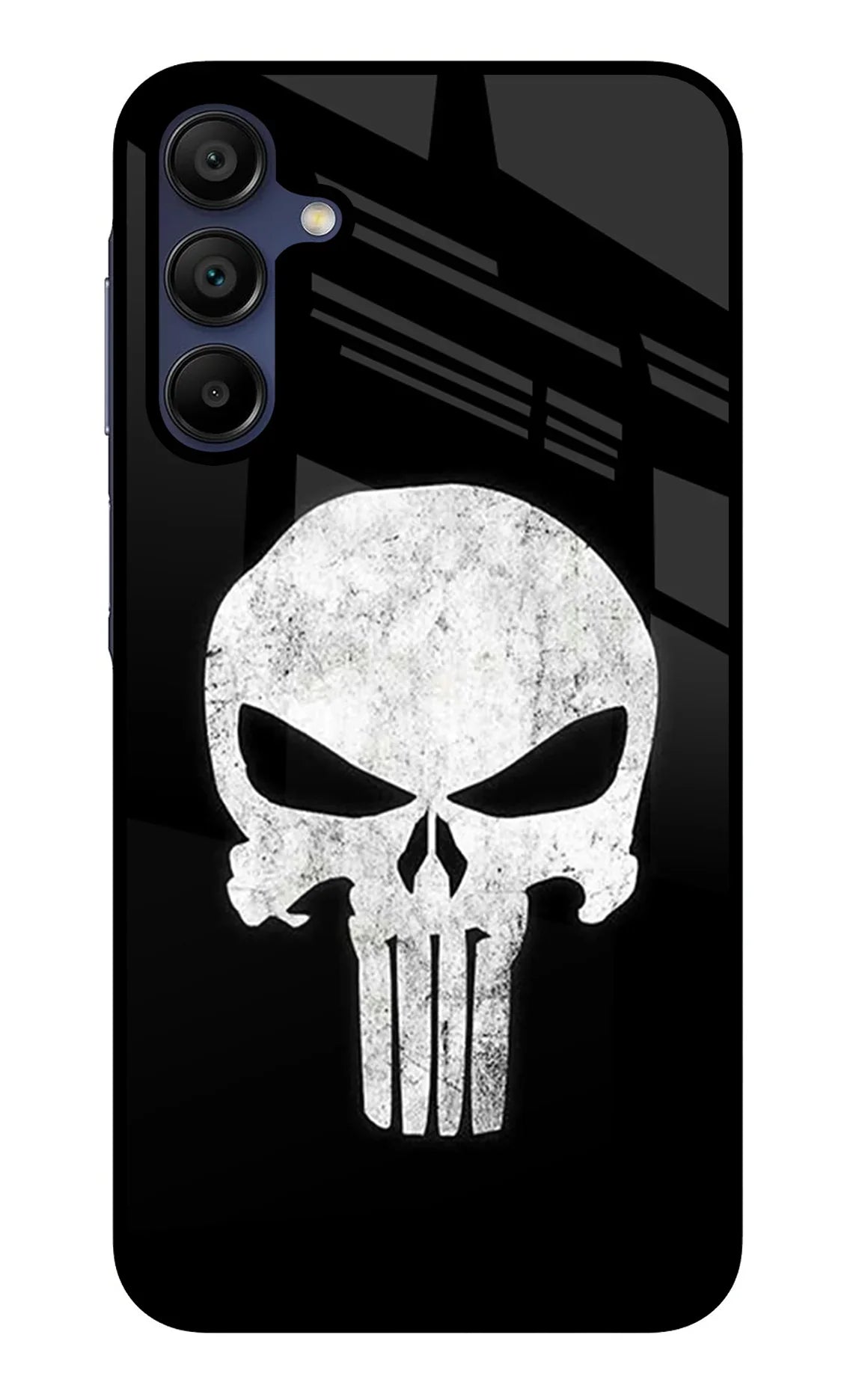 Punisher Skull Samsung A15 5G Glass Case - Punisher Skull Samsung A15 5G Glass Case Punisher Skull Samsung A15 5G Glass Case