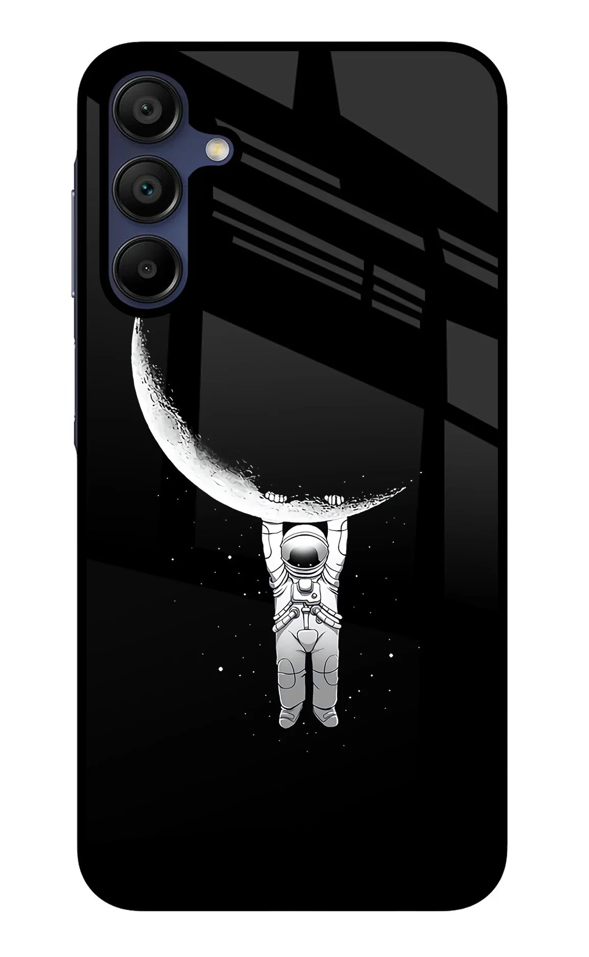 Moon Space Samsung A15 5G Glass Case - Moon Space Samsung A15 5G Glass Case Moon Space Samsung A15 5G Glass Case