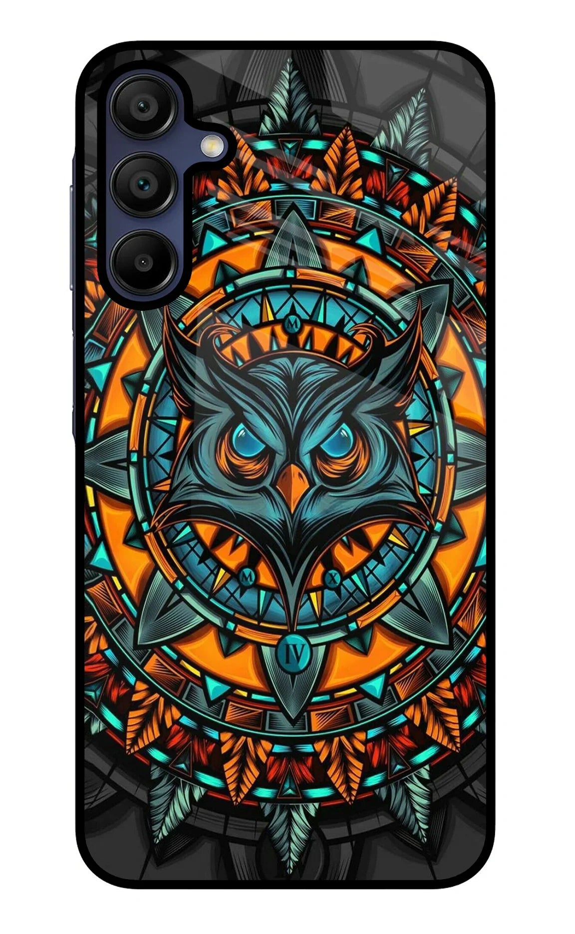 Angry Owl Art Samsung A15 5G Glass Case - Angry Owl Art Samsung A15 5G Glass Case Angry Owl Art Samsung A15 5G Glass Case