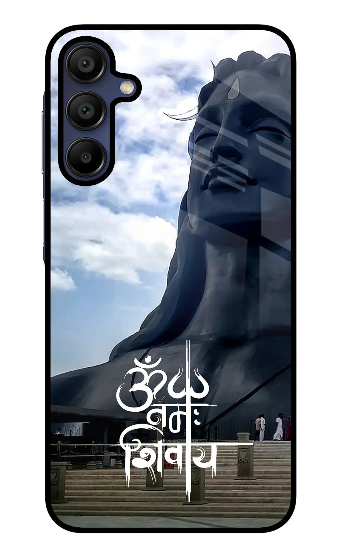 Om Namah Shivay Samsung A15 5G Glass Case - Om Namah Shivay Samsung A15 5G Glass Case Om Namah Shivay Samsung A15 5G Glass Case