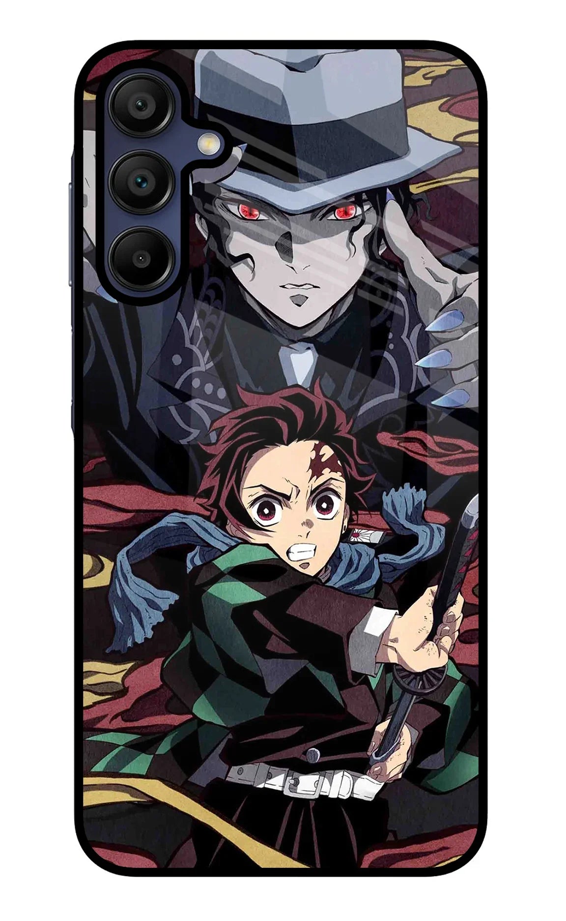 Demon Slayer Samsung A15 5G Glass Case - Demon Slayer Samsung A15 5G Glass Case Demon Slayer Samsung A15 5G Glass Case