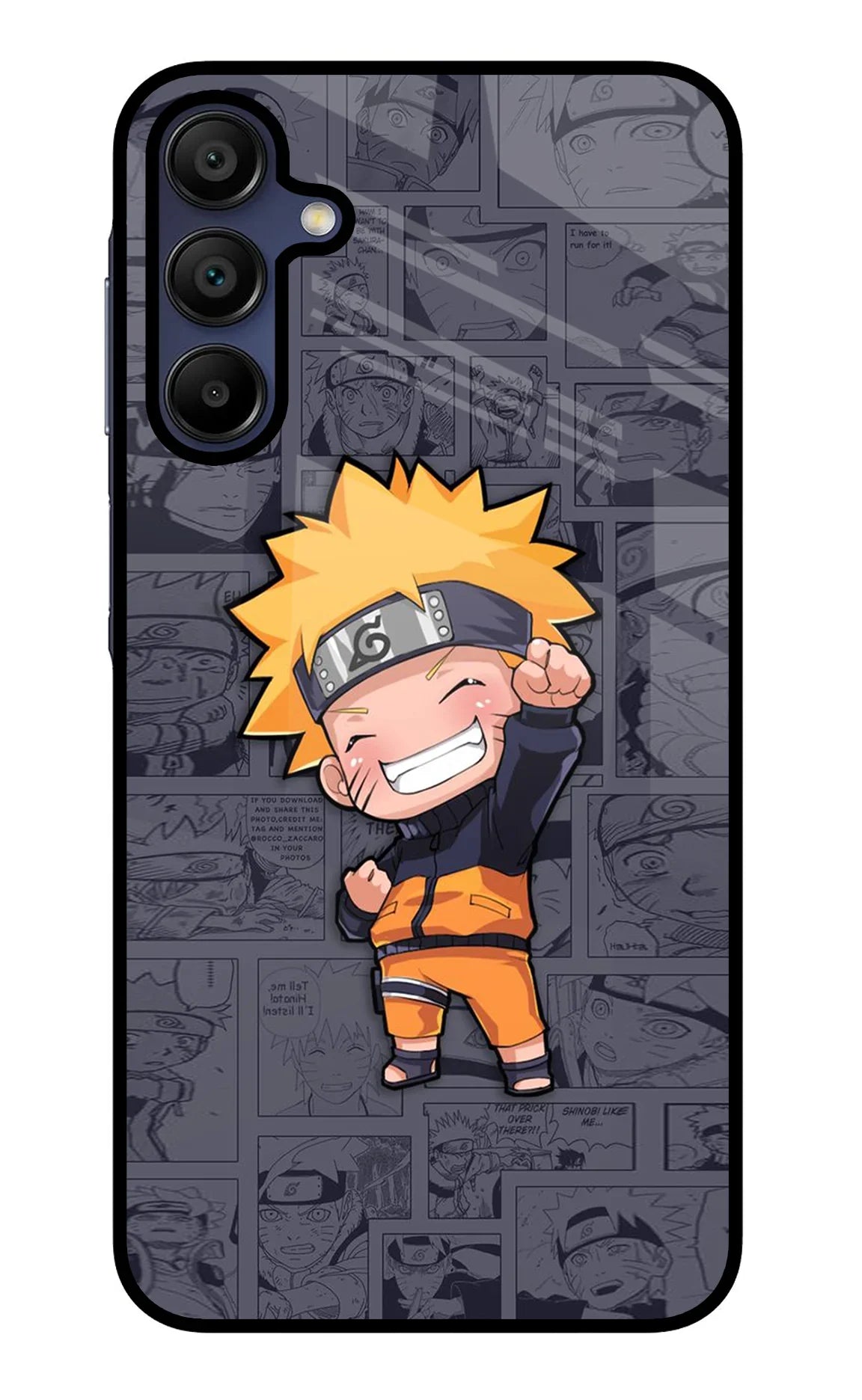 Chota Naruto Samsung A15 5G Glass Case - Chota Naruto Samsung A15 5G Glass Case Chota Naruto Samsung A15 5G Glass Case