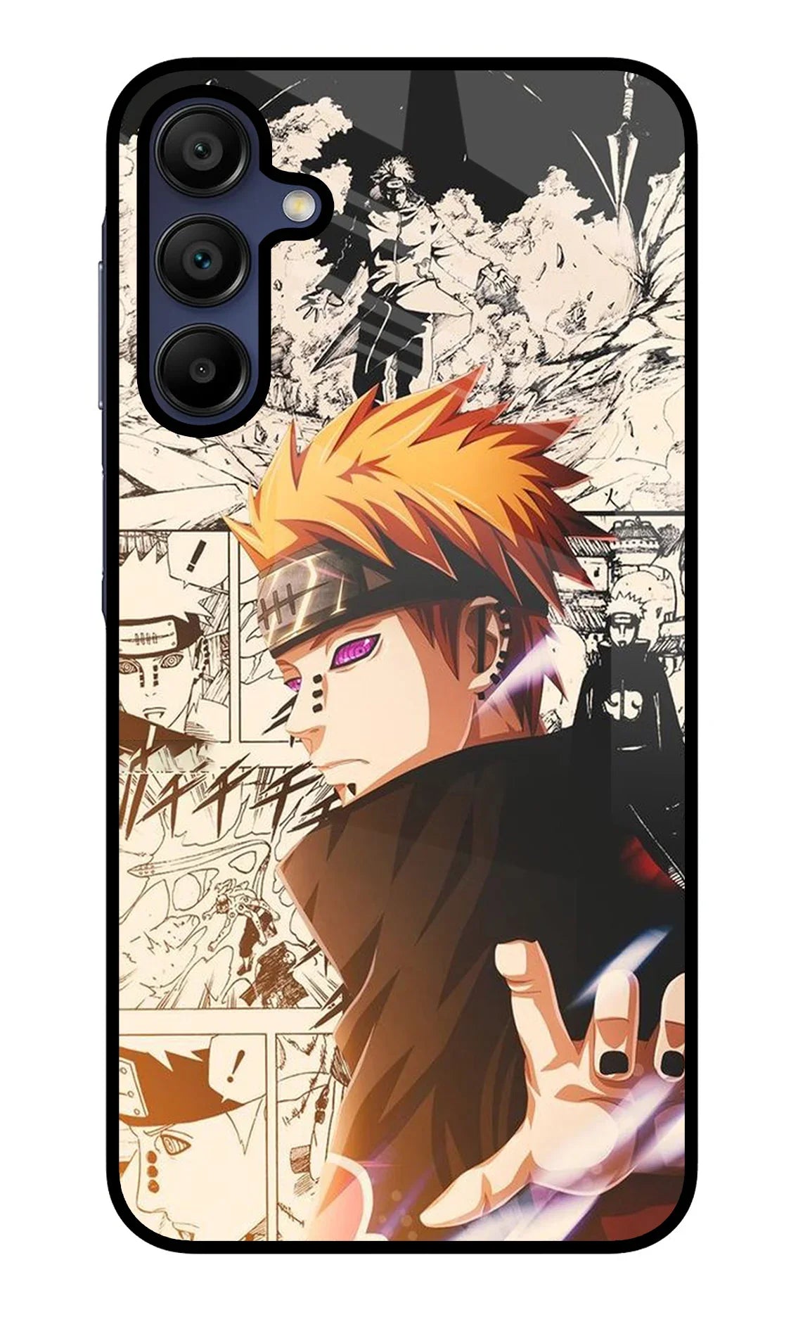 Pain Anime Samsung A15 5G Glass Case - Pain Anime Samsung A15 5G Glass Case Pain Anime Samsung A15 5G Glass Case