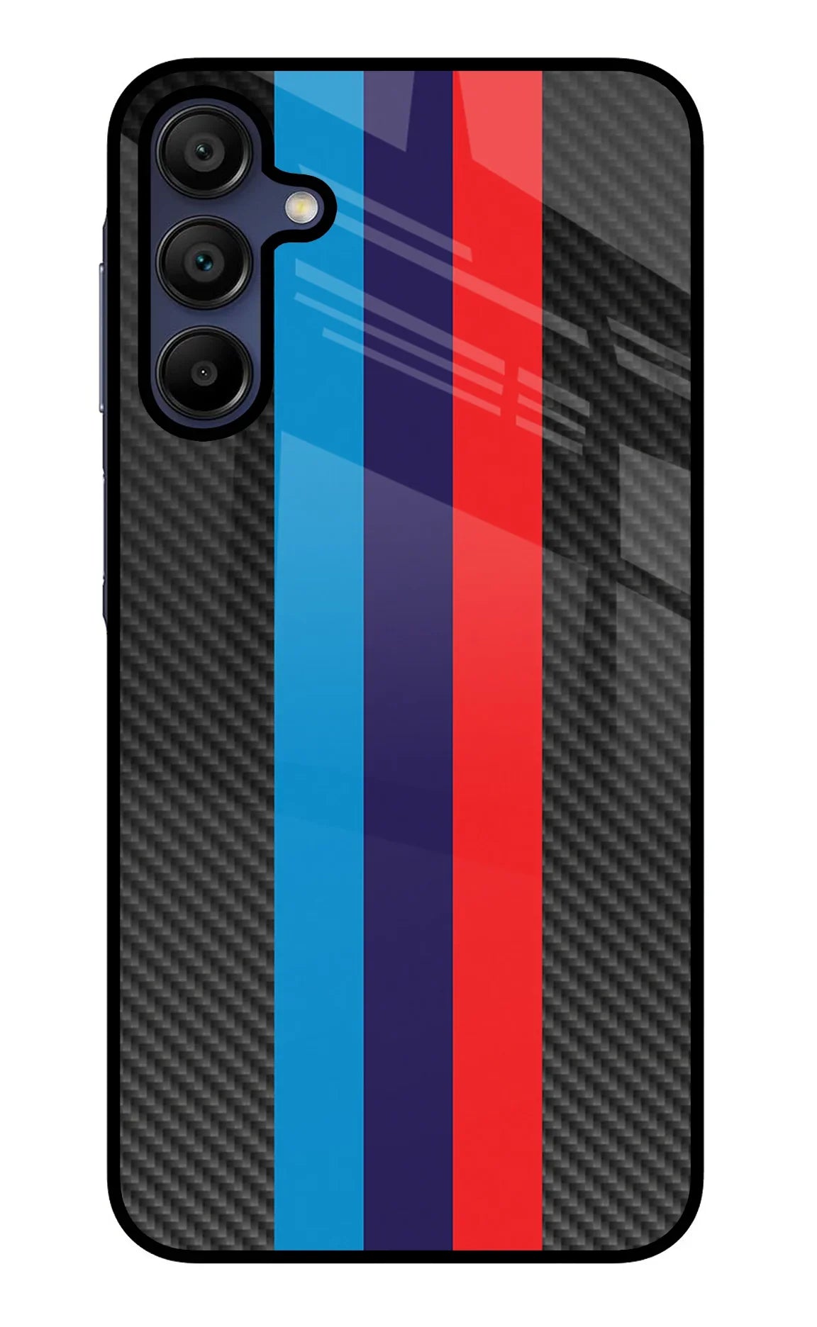 BMW Stripes Pattern Samsung A15 5G Glass Case - BMW Stripes Pattern Samsung A15 5G Glass Case BMW Stripes Pattern Samsung A15 5G Glass Case