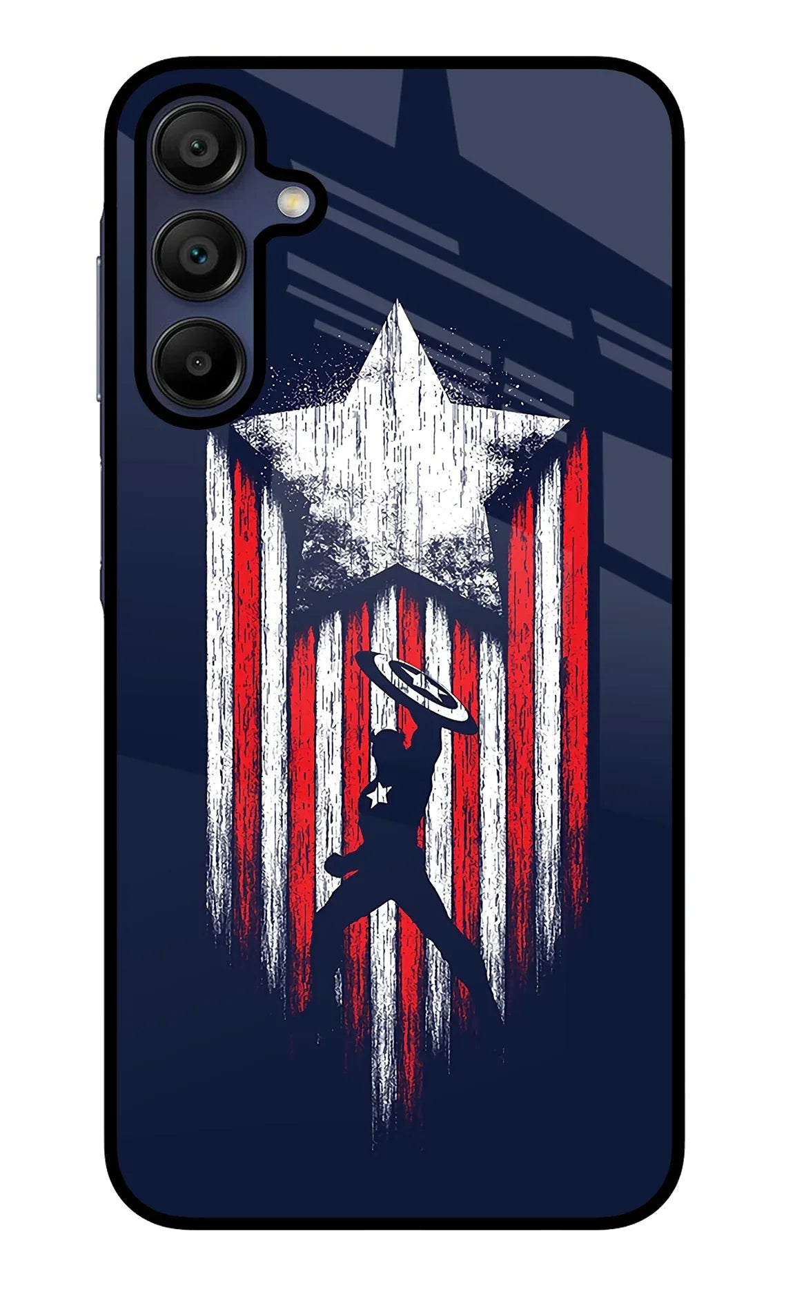 Captain America Marvel Art Samsung A15 5G Glass Case - Captain America Marvel Art Samsung A15 5G Glass Case Captain America Marvel Art Samsung A15 5G Glass Case