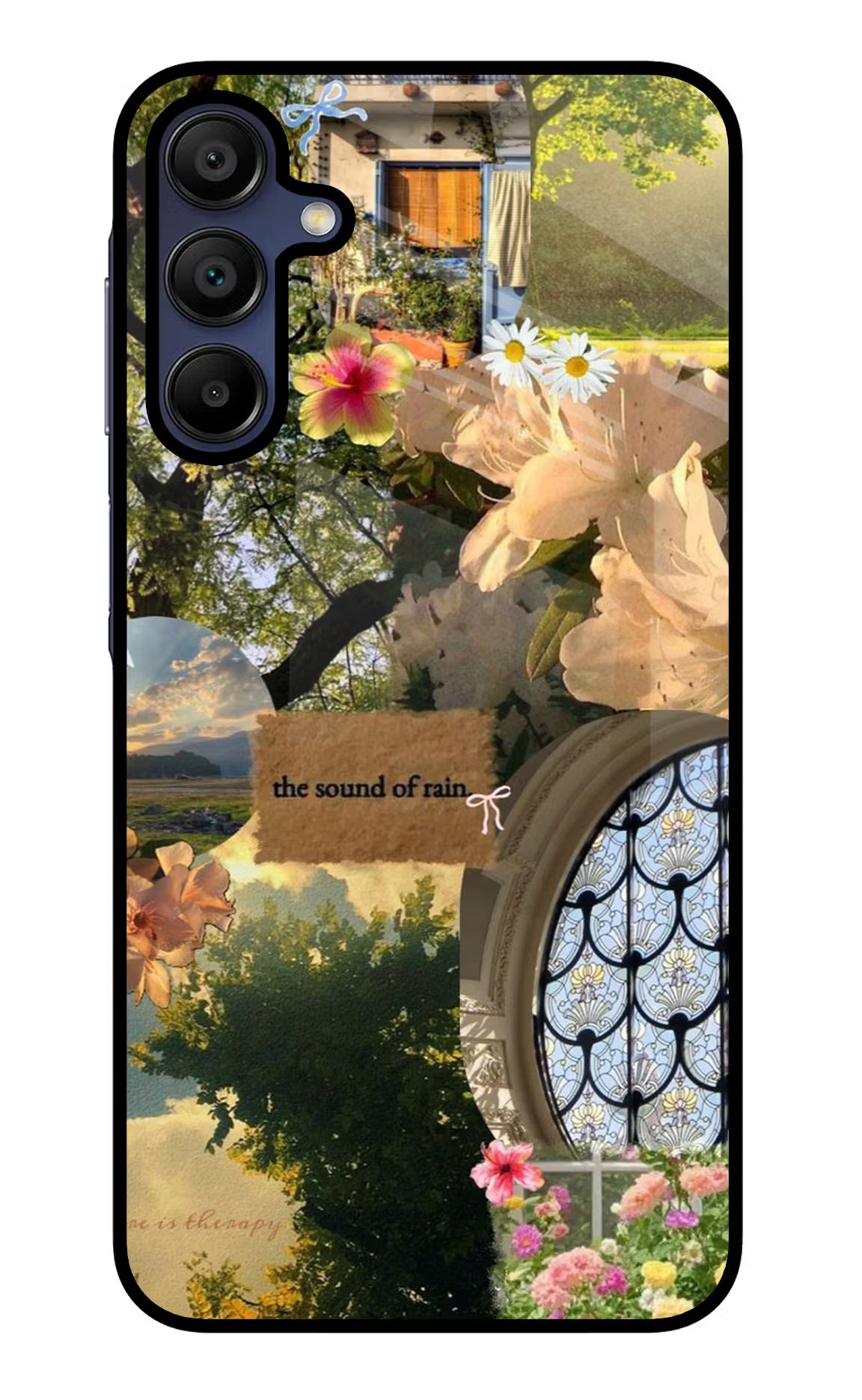 Rain Samsung A15 5G Glass Case - Rain Samsung A15 5G Glass Case Rain Samsung A15 5G Glass Case