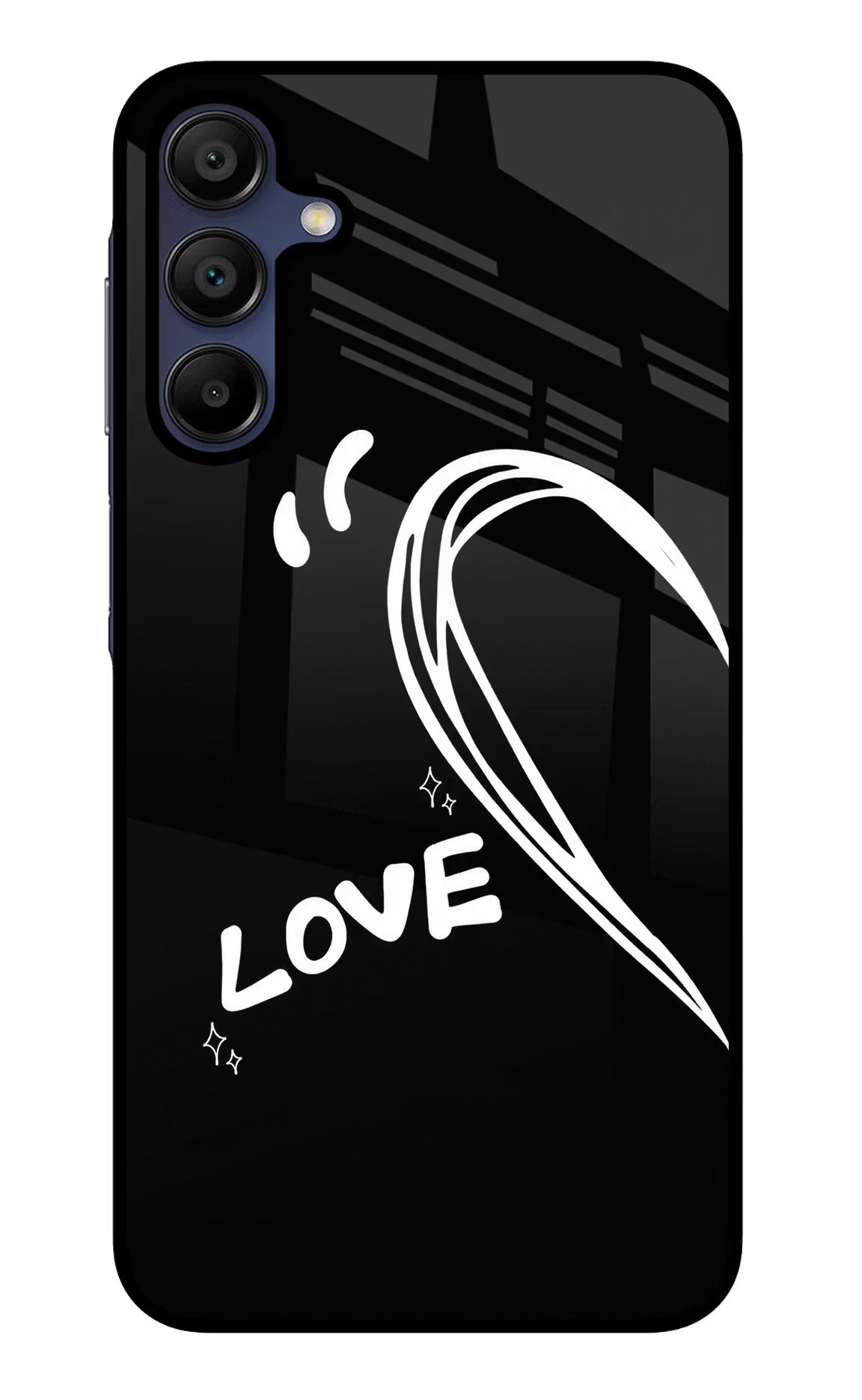 Love Line Samsung A15 5G Glass Case - Love Line Samsung A15 5G Glass Case Love Line Samsung A15 5G Glass Case