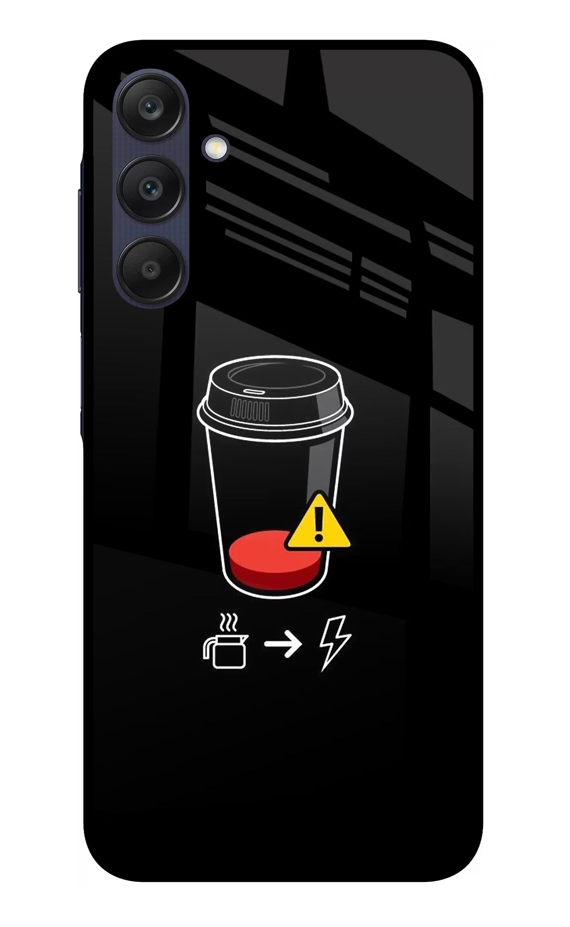 Coffee Samsung A25 5G Glass Case - Coffee Samsung A25 5G Glass Case Coffee Samsung A25 5G Glass Case