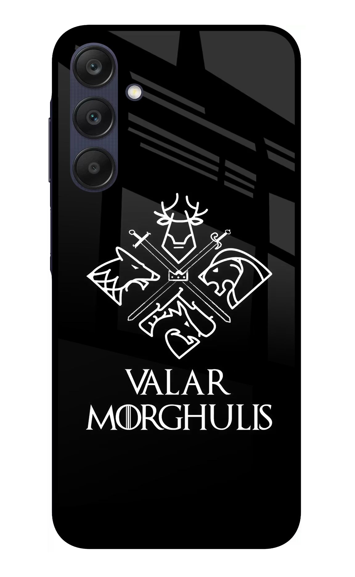 Valar Morghulis | Game Of Thrones Samsung A25 5G Glass Case - Valar Morghulis | Game Of Thrones Samsung A25 5G Glass Case Valar Morghulis | Game Of Thrones Samsung A25 5G Glass Case