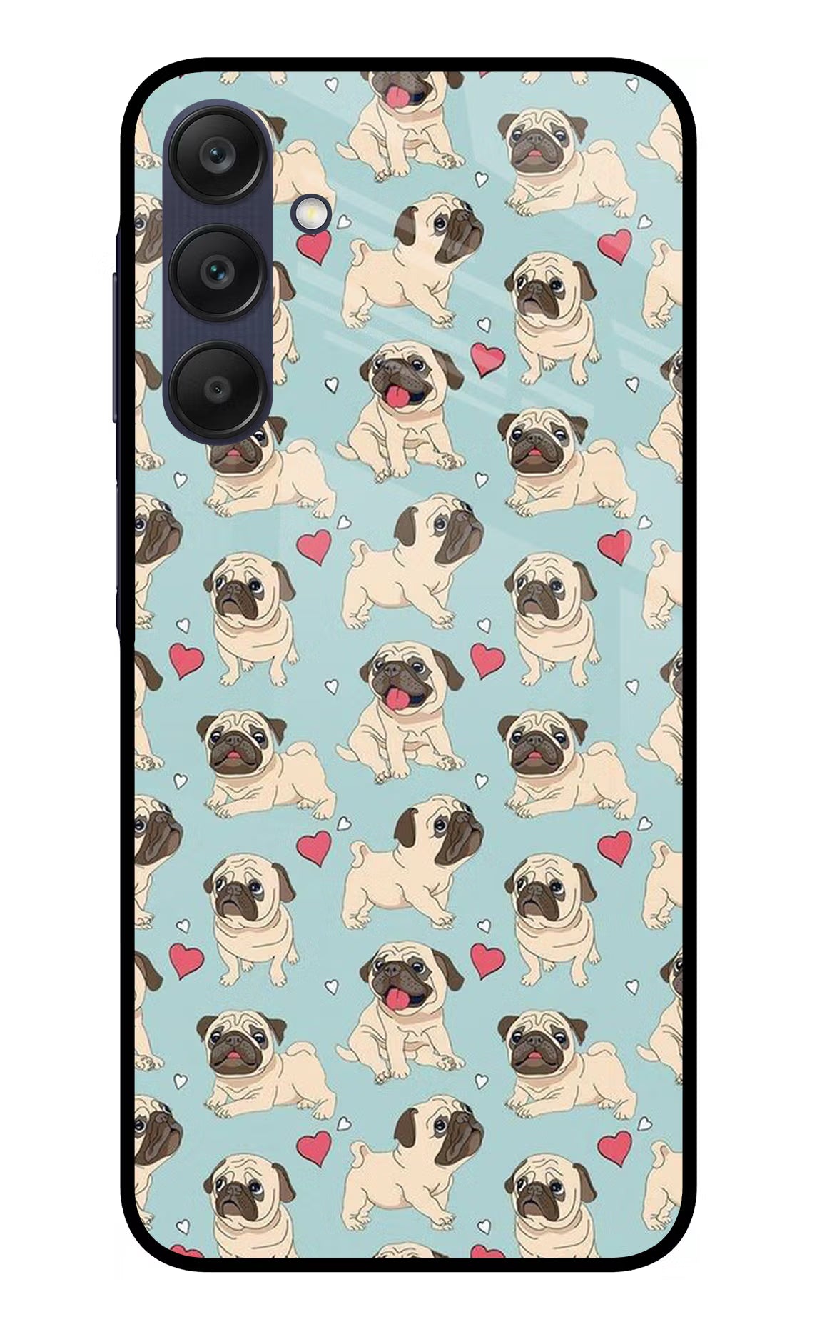 Pug Dog Samsung A25 5G Glass Case - Pug Dog Samsung A25 5G Glass Case Pug Dog Samsung A25 5G Glass Case