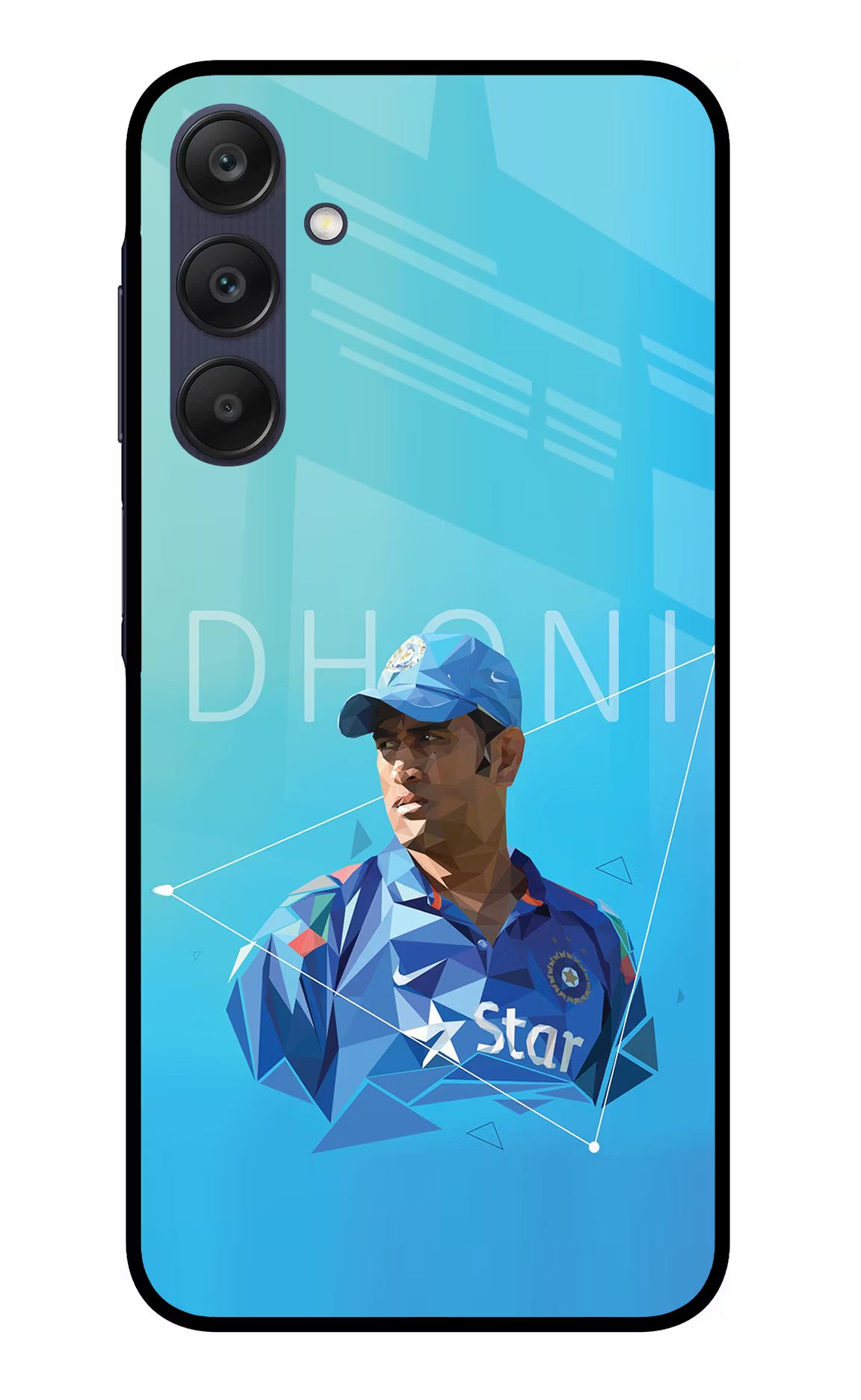 Dhoni Artwork Samsung A25 5G Glass Case - Dhoni Artwork Samsung A25 5G Glass Case Dhoni Artwork Samsung A25 5G Glass Case