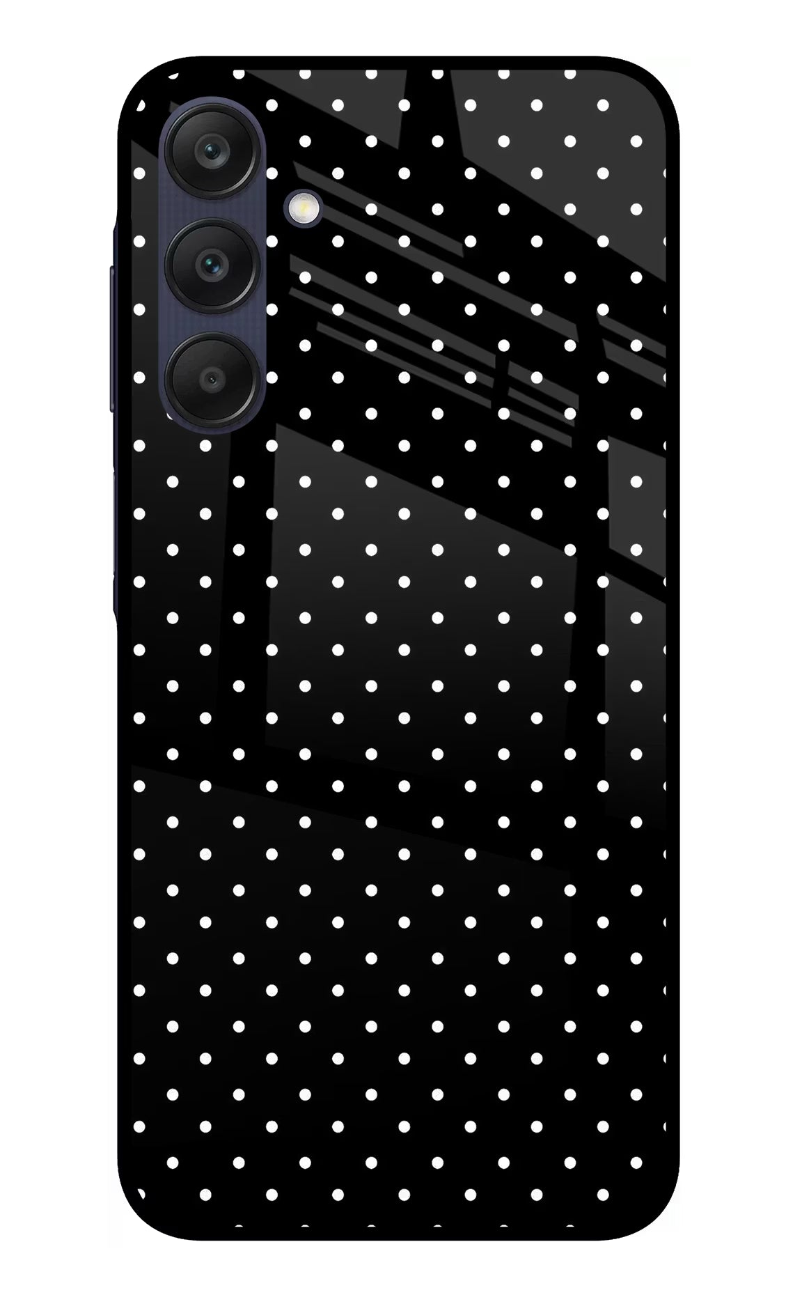 White Dots Samsung A25 5G Glass Case - White Dots Samsung A25 5G Glass Case White Dots Samsung A25 5G Glass Case