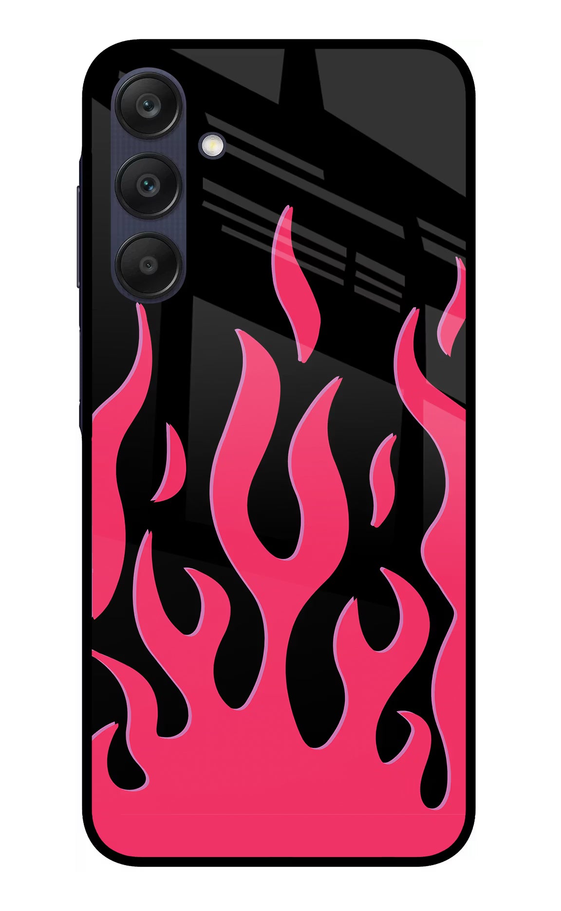 Fire Flames Samsung A25 5G Glass Case - Fire Flames Samsung A25 5G Glass Case Fire Flames Samsung A25 5G Glass Case