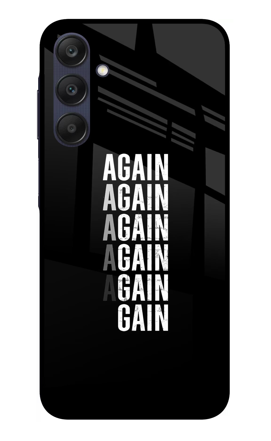 Again Again Gain Samsung A25 5G Glass Case - Again Again Gain Samsung A25 5G Glass Case Again Again Gain Samsung A25 5G Glass Case