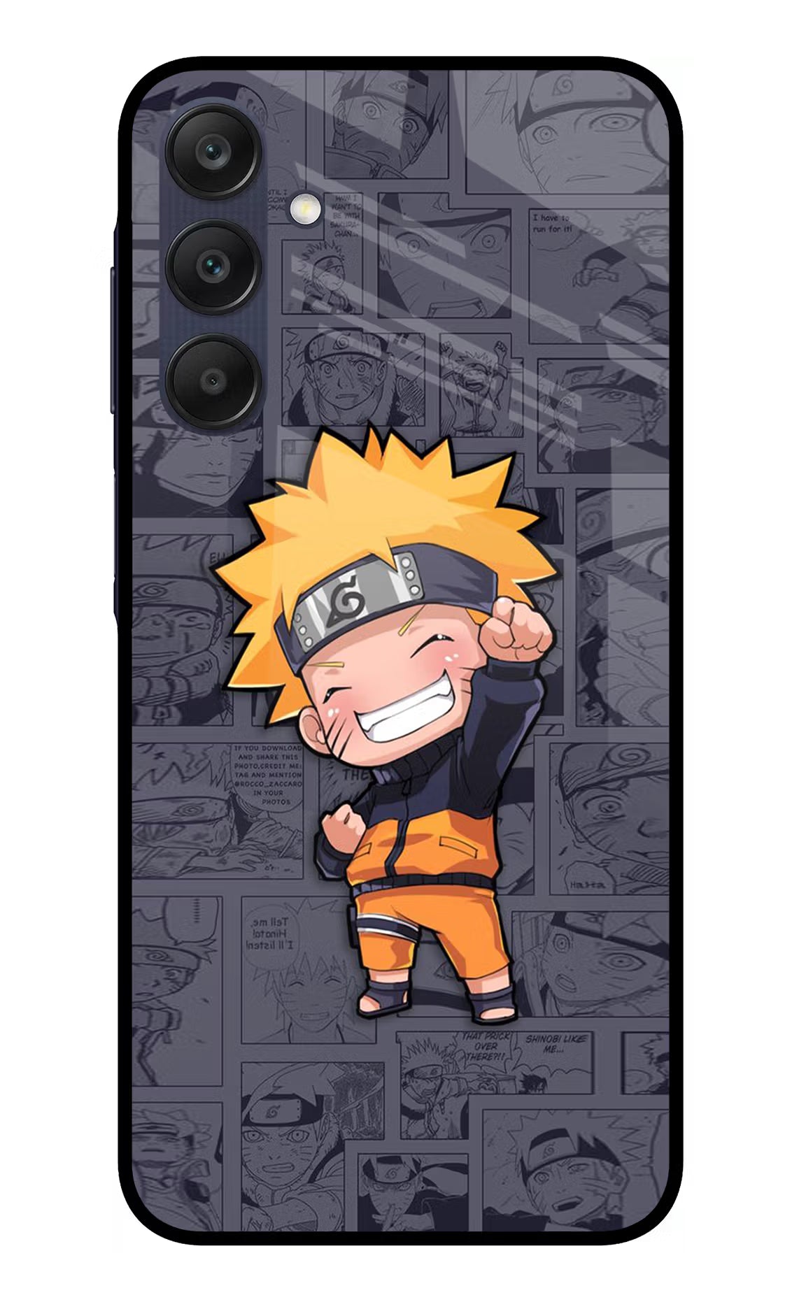 Chota Naruto Samsung A25 5G Glass Case - Chota Naruto Samsung A25 5G Glass Case Chota Naruto Samsung A25 5G Glass Case