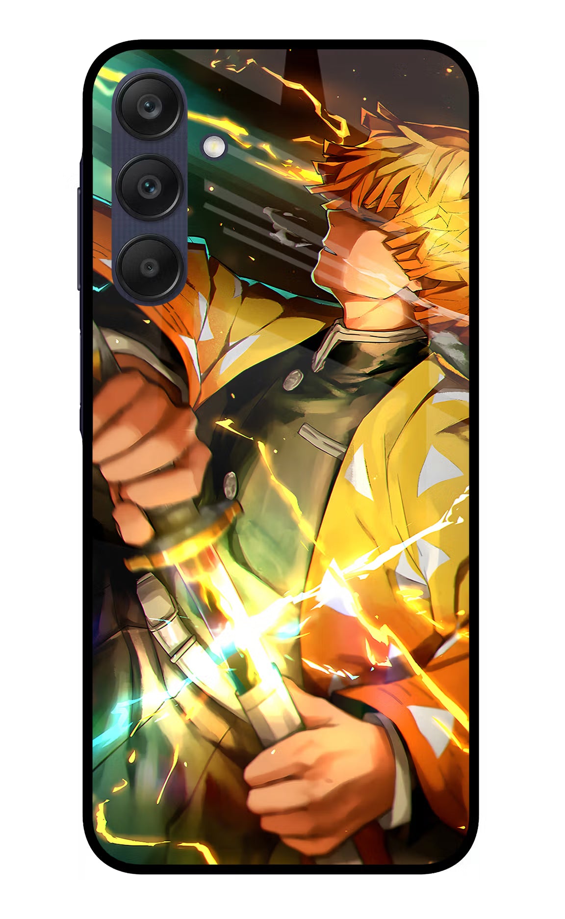 Demon Slayer Samsung A25 5G Glass Case - Demon Slayer Samsung A25 5G Glass Case Demon Slayer Samsung A25 5G Glass Case