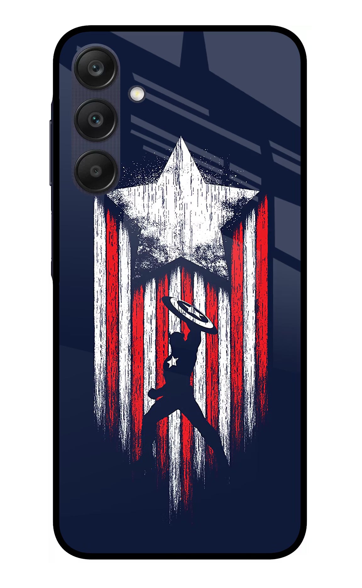 Captain America Marvel Art Samsung A25 5G Glass Case - Captain America Marvel Art Samsung A25 5G Glass Case Captain America Marvel Art Samsung A25 5G Glass Case