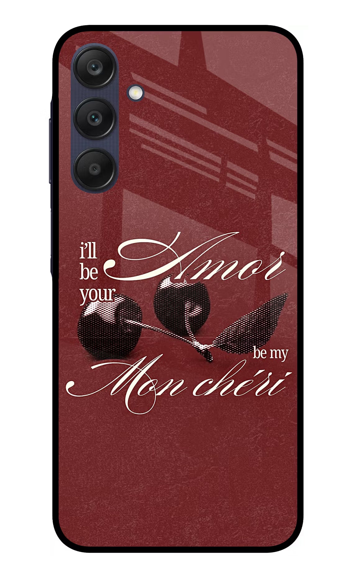 Velvet Cherry Samsung A25 5G Glass Case - Velvet Cherry Samsung A25 5G Glass Case Velvet Cherry Samsung A25 5G Glass Case