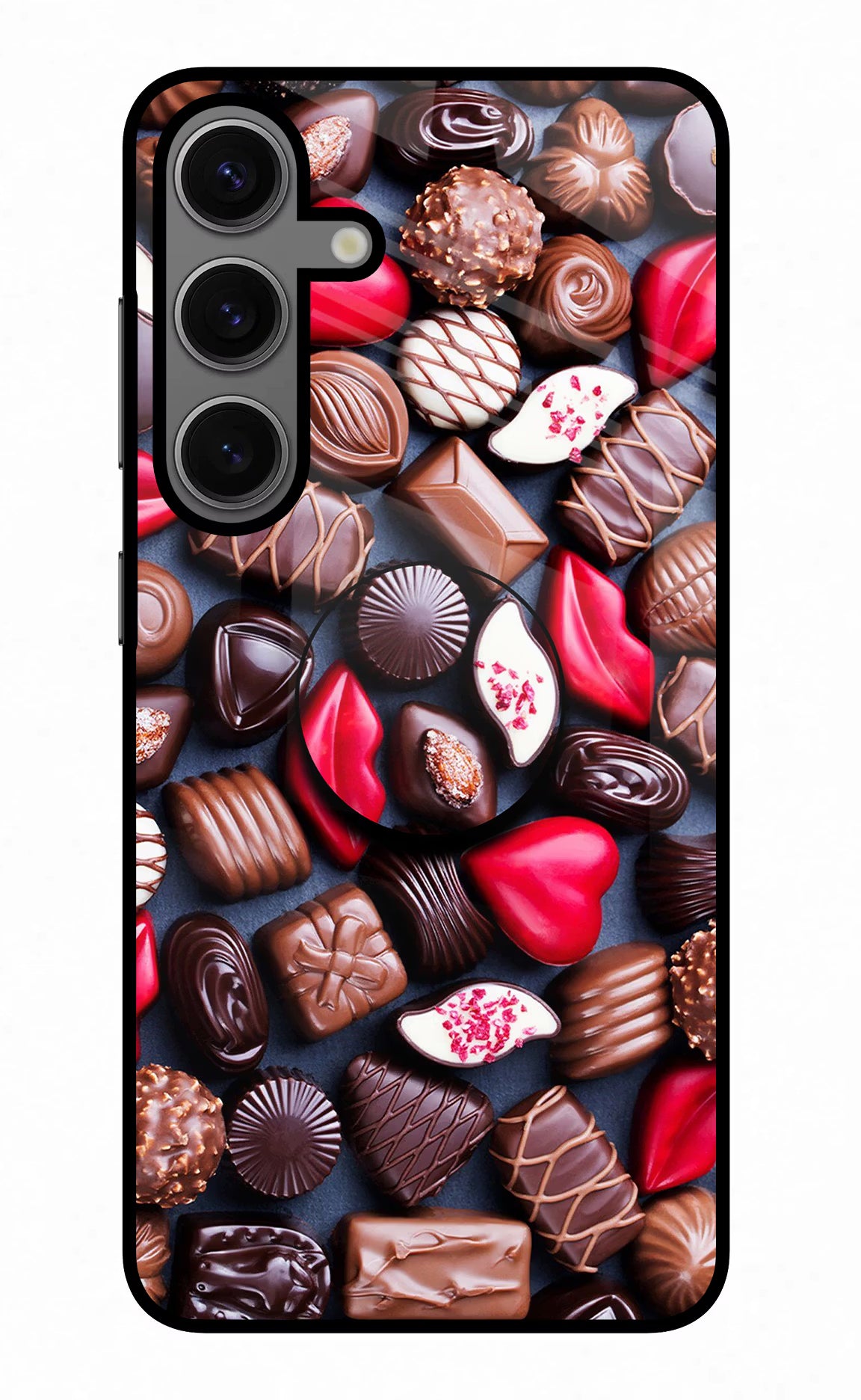 Chocolates Samsung S24 Glass Case - Chocolates Samsung S24 Glass Case Chocolates Samsung S24 Glass Case
