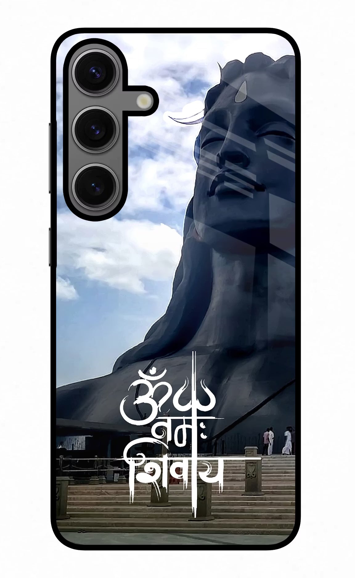 Om Namah Shivay Samsung S24 Plus Glass Case - Om Namah Shivay Samsung S24 Plus Glass Case Om Namah Shivay Samsung S24 Plus Glass Case