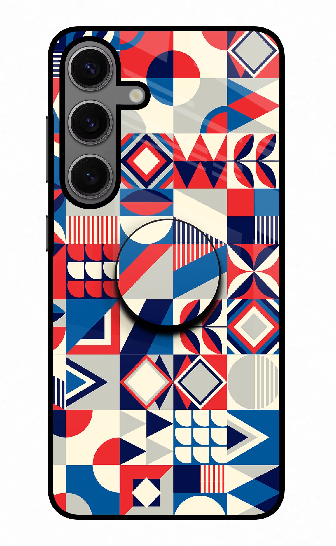Colorful Pattern Samsung S24 Plus Glass Case - Colorful Pattern Samsung S24 Plus Glass Case Colorful Pattern Samsung S24 Plus Glass Case