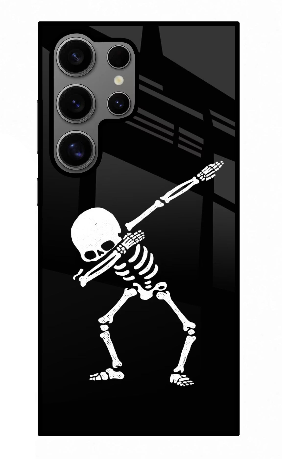 Dabbing Skeleton Art Samsung S24 Ultra Glass Case - Dabbing Skeleton Art Samsung S24 Ultra Glass Case Dabbing Skeleton Art Samsung S24 Ultra Glass Case