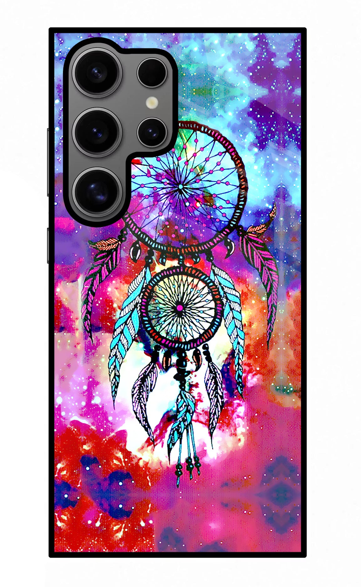 Dream Catcher Abstract Samsung S24 Ultra Glass Case - Dream Catcher Abstract Samsung S24 Ultra Glass Case Dream Catcher Abstract Samsung S24 Ultra Glass Case