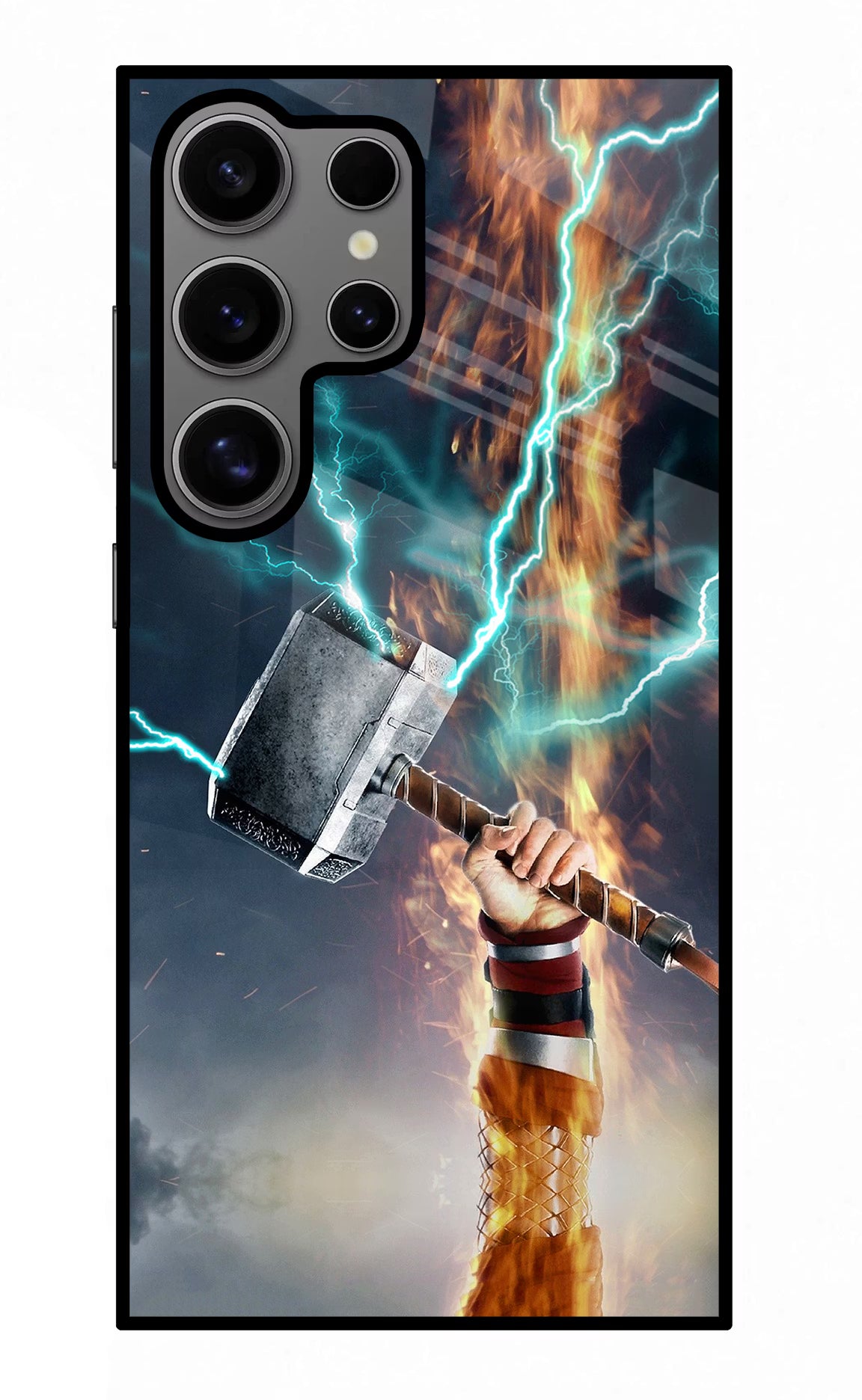 Thor Hammer Mjolnir Samsung S24 Ultra Glass Case - Thor Hammer Mjolnir Samsung S24 Ultra Glass Case Thor Hammer Mjolnir Samsung S24 Ultra Glass Case