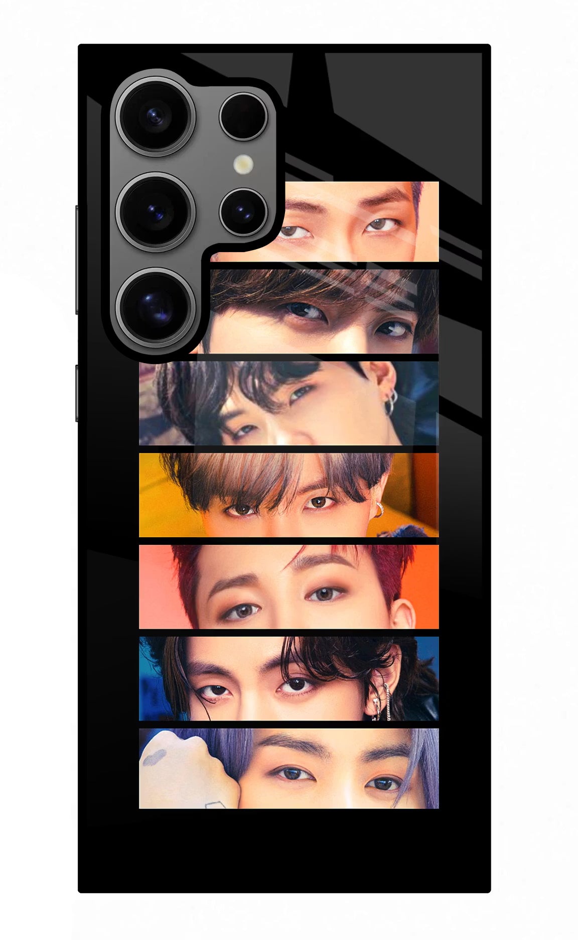 BTS Eyes Samsung S24 Ultra Glass Case - BTS Eyes Samsung S24 Ultra Glass Case BTS Eyes Samsung S24 Ultra Glass Case