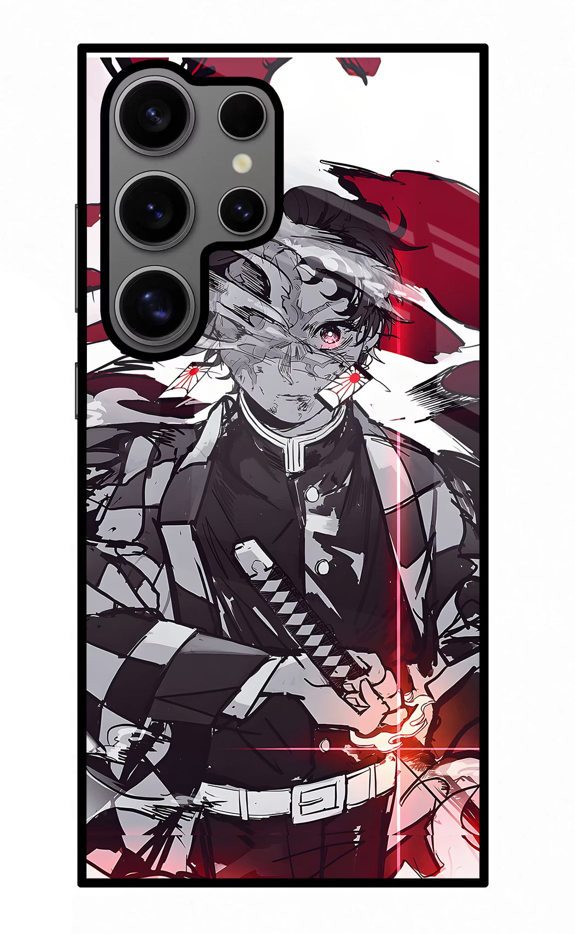 Demon Slayer Samsung S24 Ultra Glass Case - Demon Slayer Samsung S24 Ultra Glass Case Demon Slayer Samsung S24 Ultra Glass Case