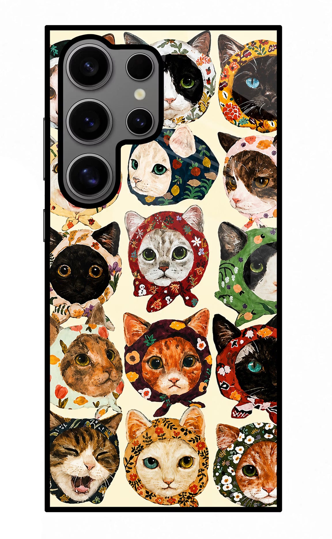 Cool Cat Samsung S24 Ultra Glass Case - Cool Cat Samsung S24 Ultra Glass Case Cool Cat Samsung S24 Ultra Glass Case