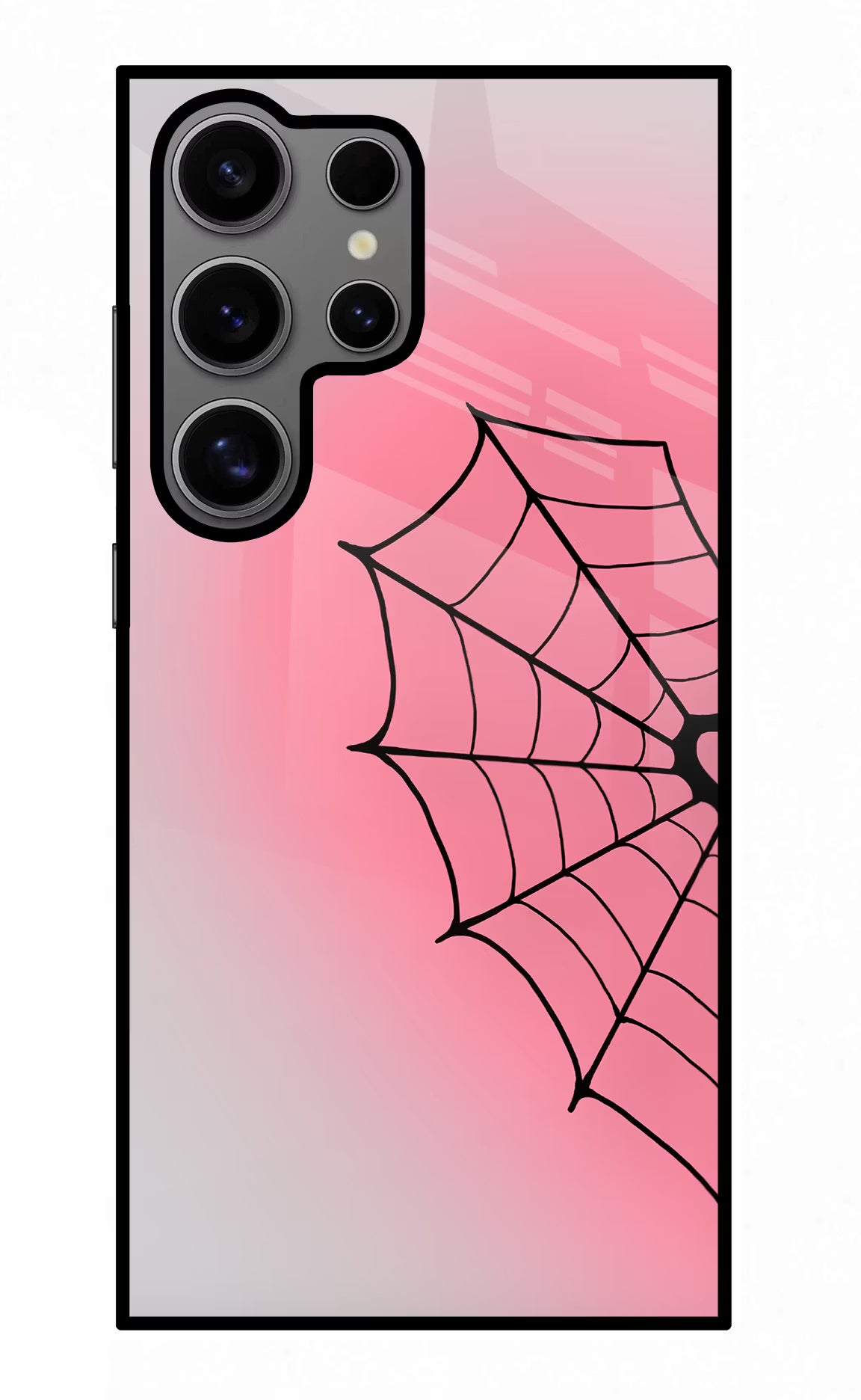Pink Web Samsung S24 Ultra Glass Case - Pink Web Samsung S24 Ultra Glass Case Pink Web Samsung S24 Ultra Glass Case