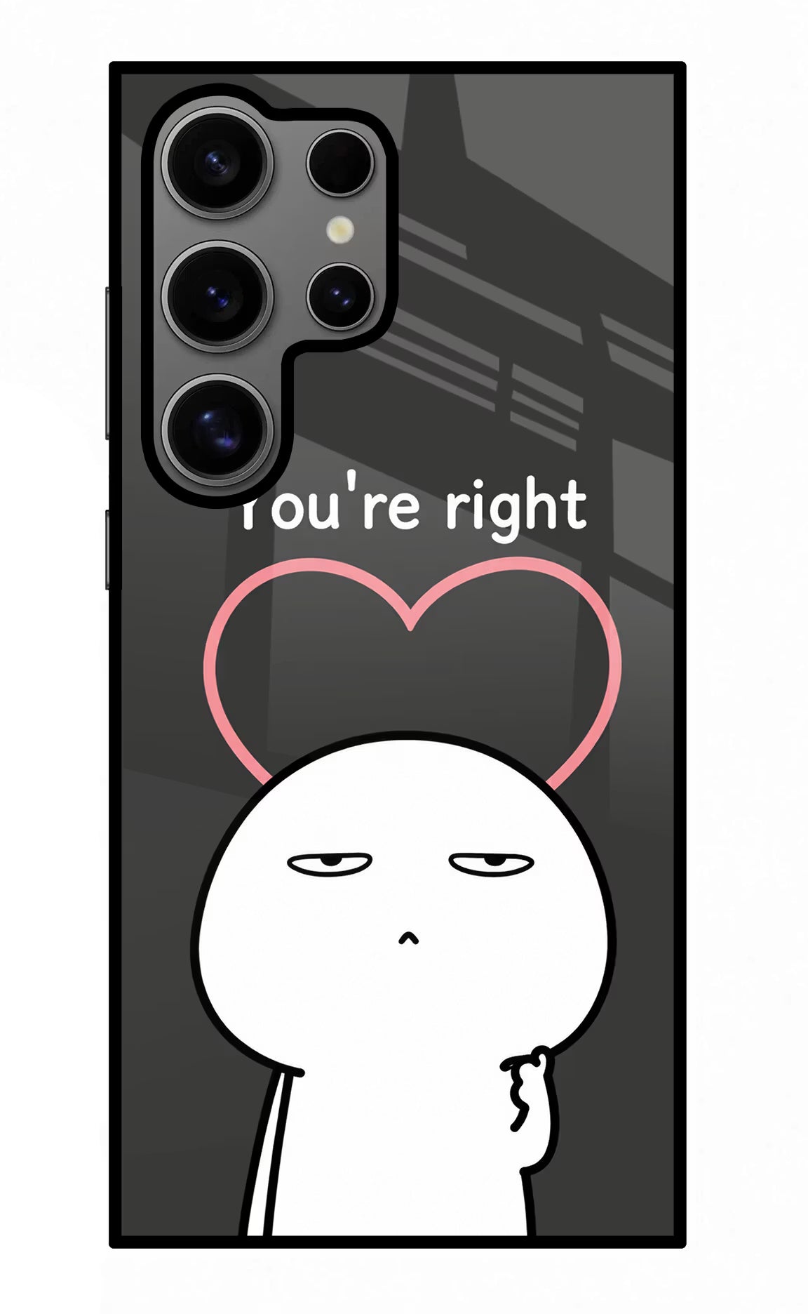 You're Right Samsung S24 Ultra Glass Case - You're Right Samsung S24 Ultra Glass Case You're Right Samsung S24 Ultra Glass Case