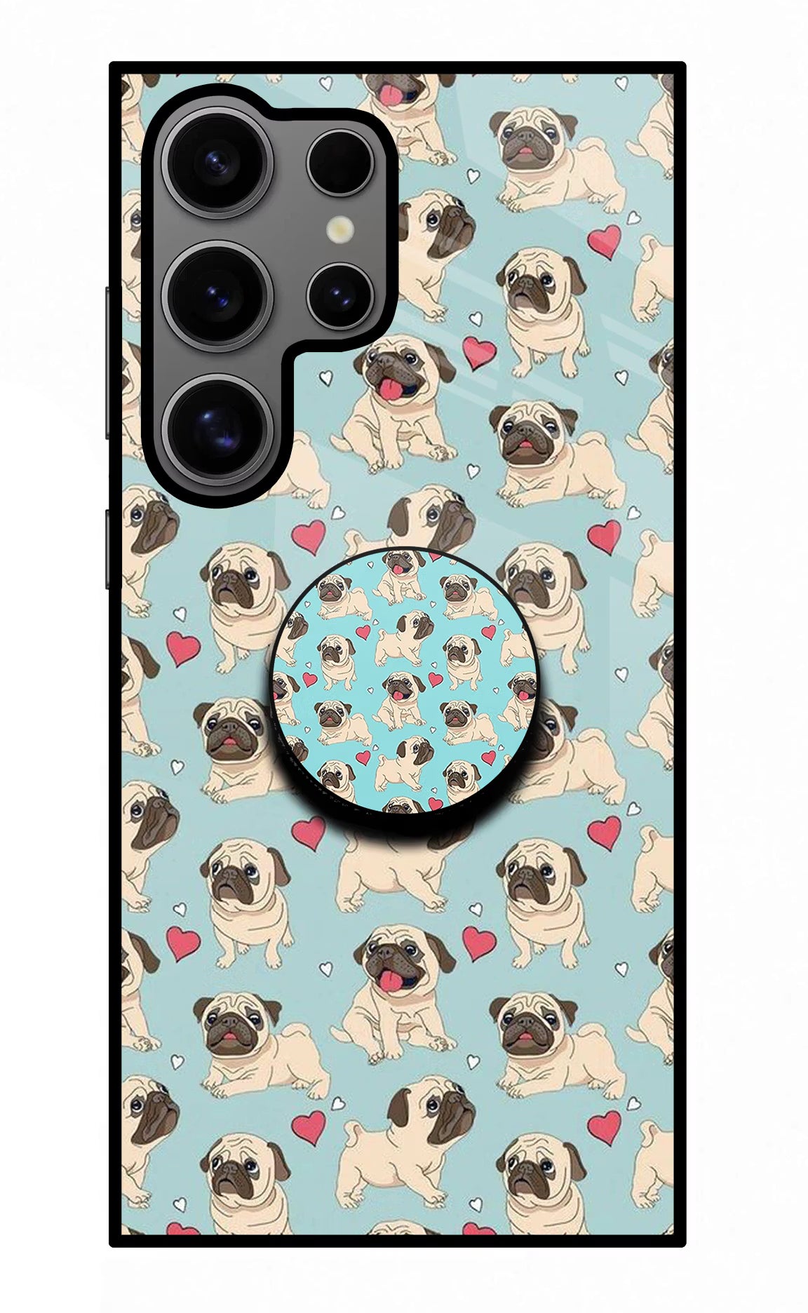 Pug Dog Samsung S24 Ultra Glass Case - Pug Dog Samsung S24 Ultra Glass Case Pug Dog Samsung S24 Ultra Glass Case