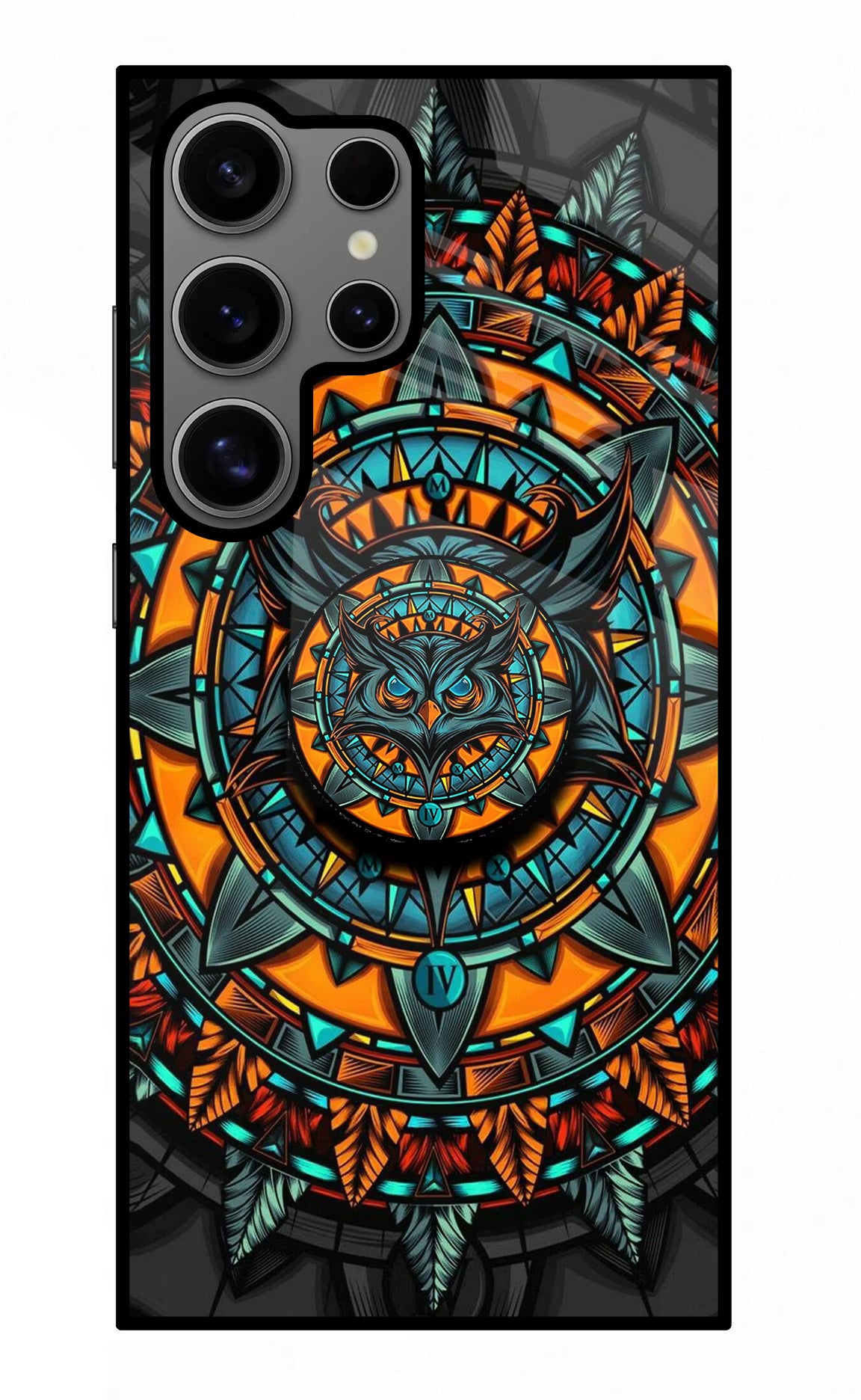 Angry Owl Samsung S24 Ultra Glass Case - Angry Owl Samsung S24 Ultra Glass Case Angry Owl Samsung S24 Ultra Glass Case