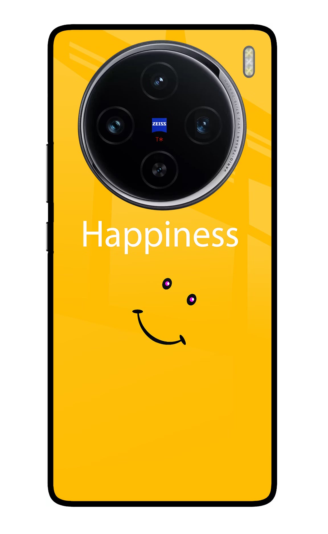 Happiness With Smiley Vivo X100 Glass Case - Happiness With Smiley Vivo X100 Glass Case Happiness With Smiley Vivo X100 Glass Case